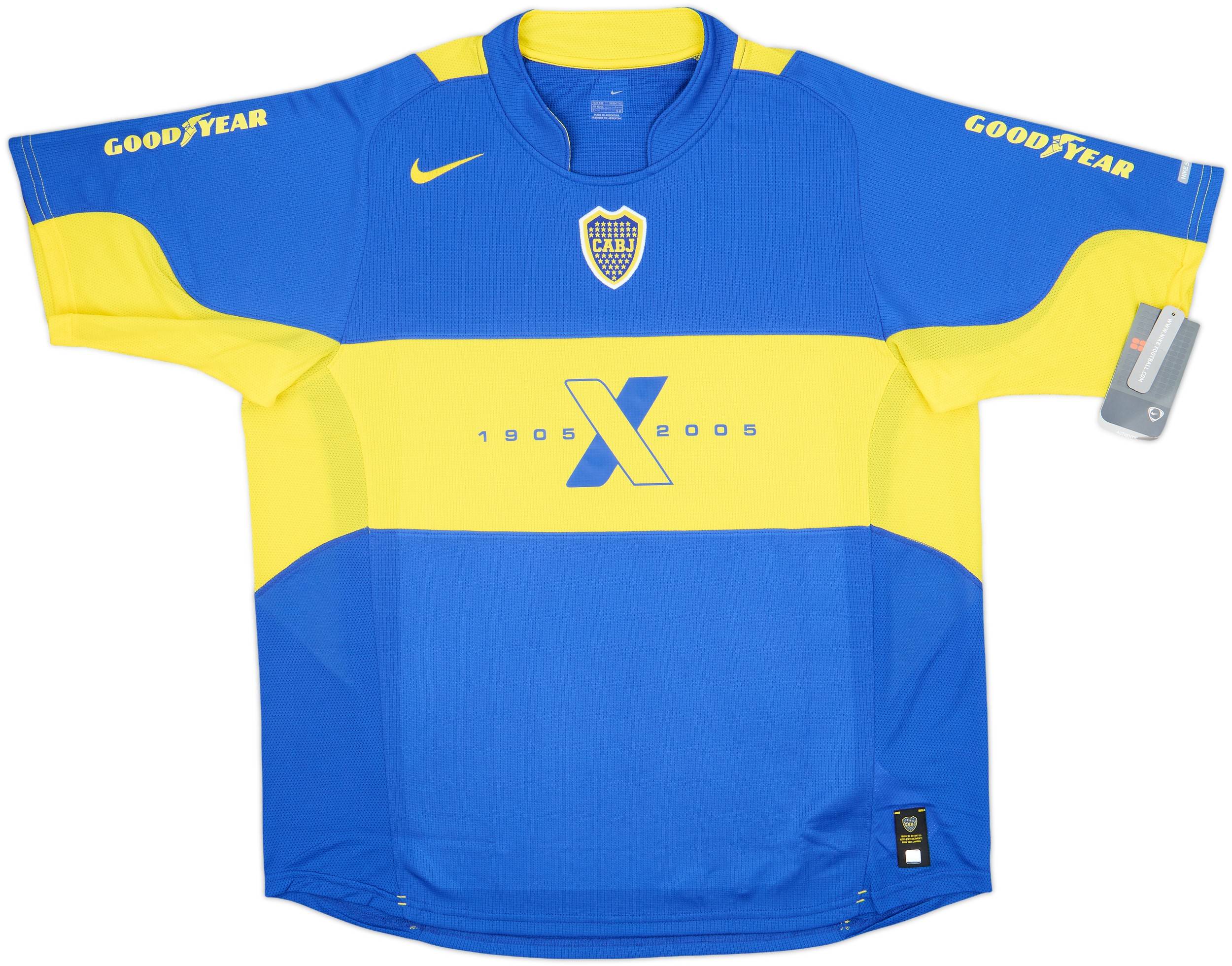 2005 Boca Juniors Home Shirt (XXL)
