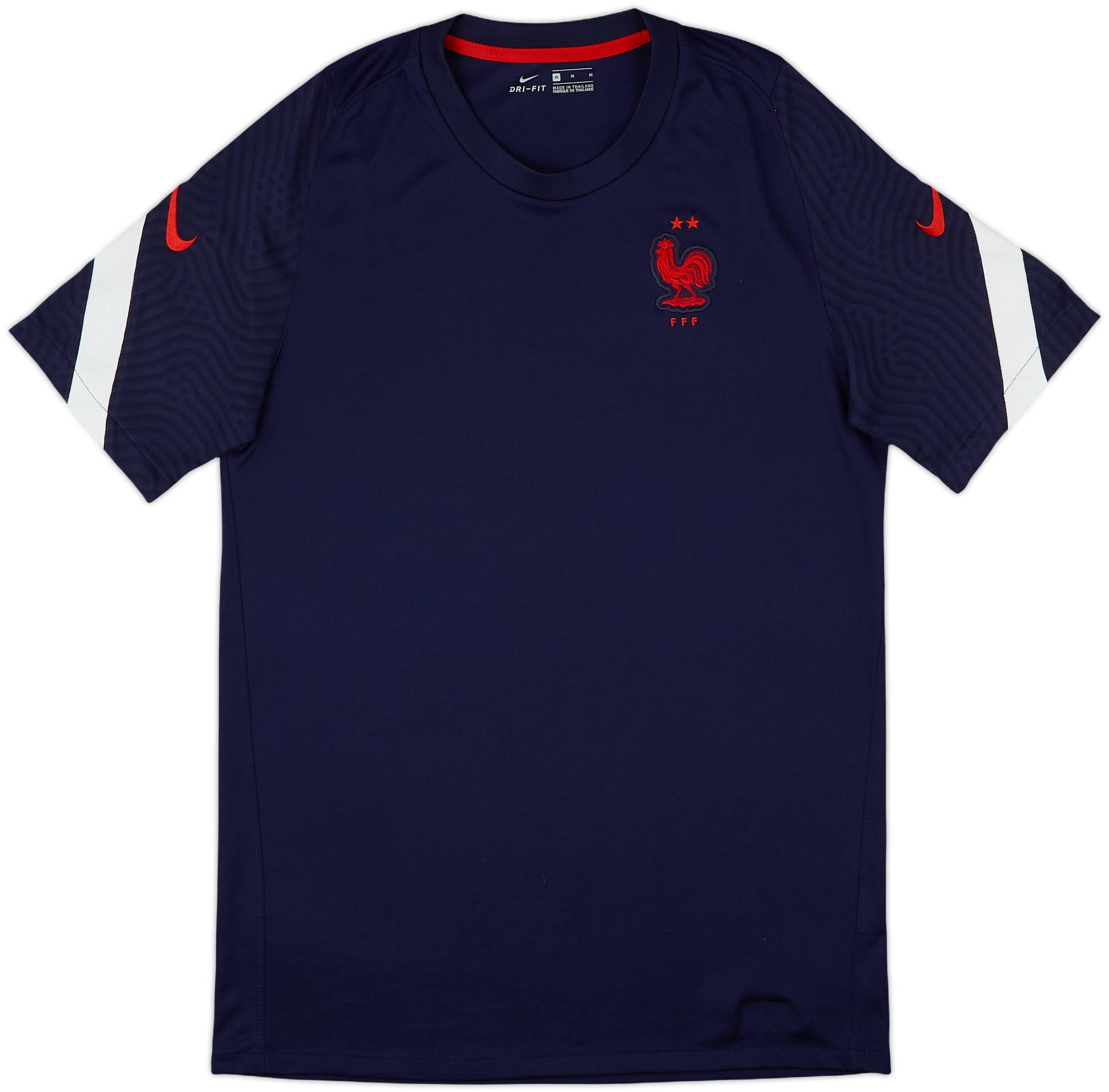 ウェア FRANCE TRAINING SHIRT SQUAD MIDLAYER France Training T-Shirt Squad Pre-Match II White/Obsidian