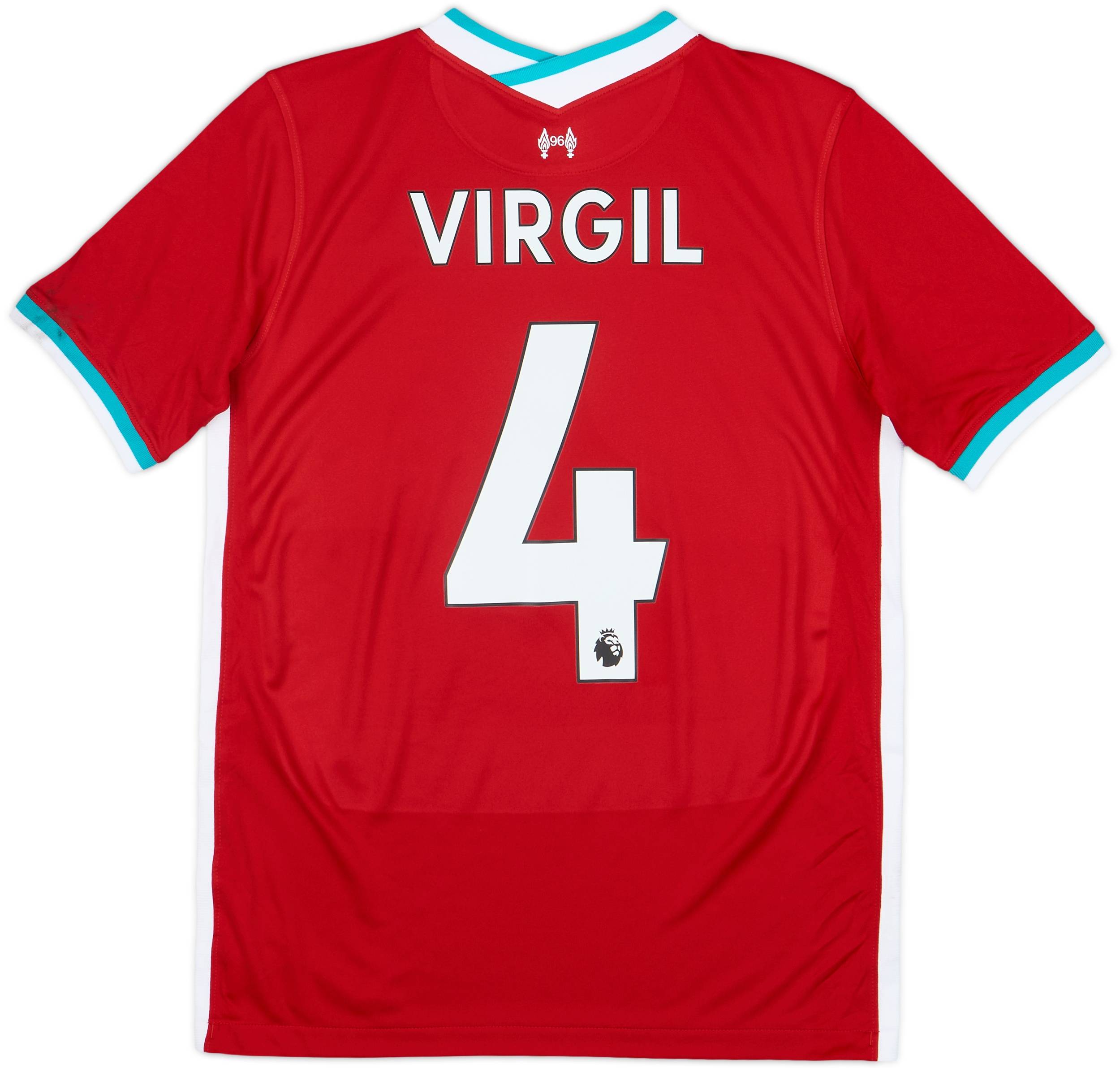 2020-21 Liverpool Home Shirt Virgil #4 (XL.Boys)
