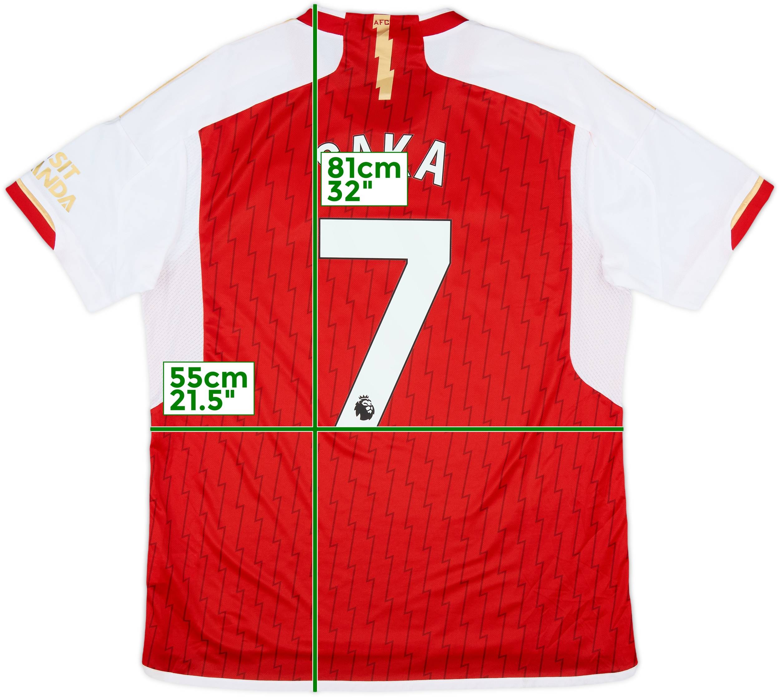 2023-24 Arsenal Home Shirt Saka #7 - 9/10 - (XL)