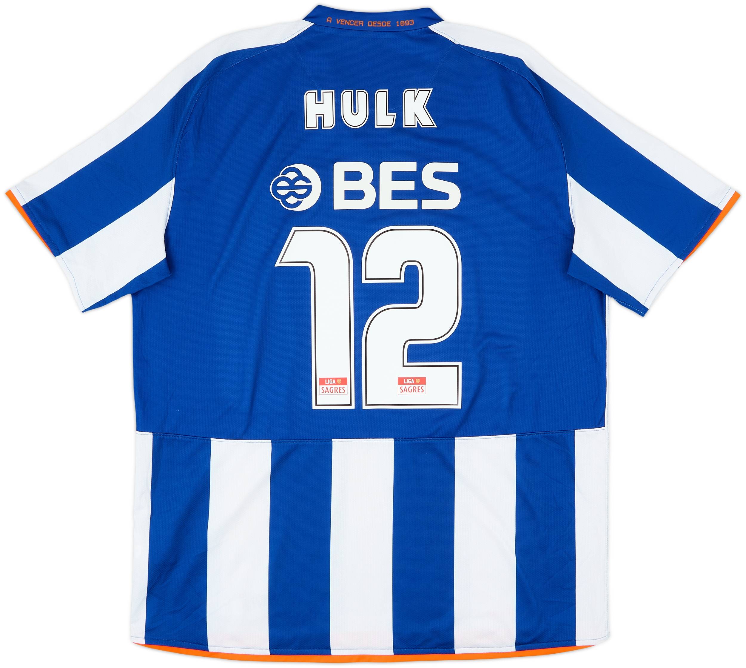2008-09 Porto Home Shirt Hulk #12 - 6/10 - (XL)