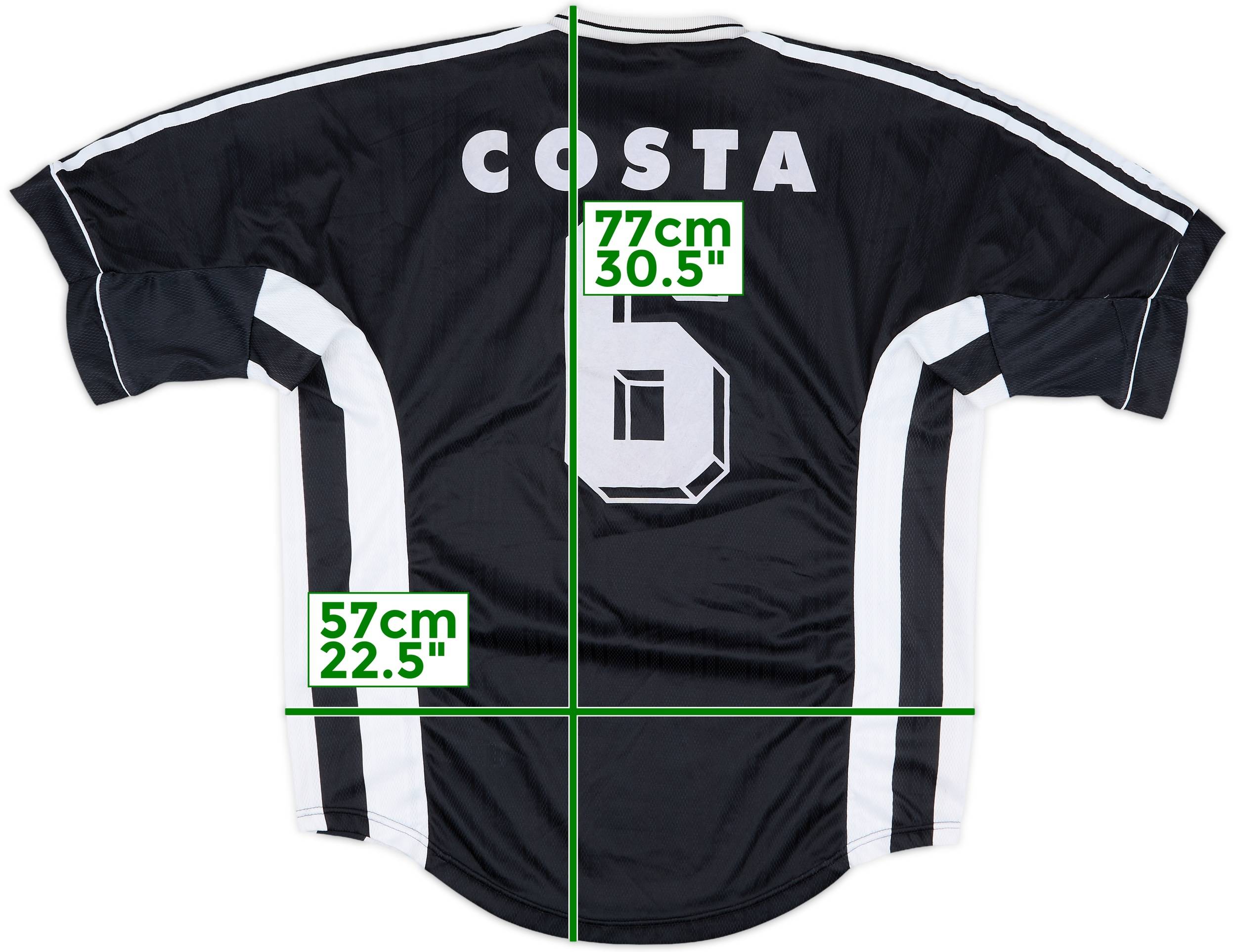 1998-99 Vitoria Guimaraes SC Match Issue UEFA Cup Away Shirt Costa #6