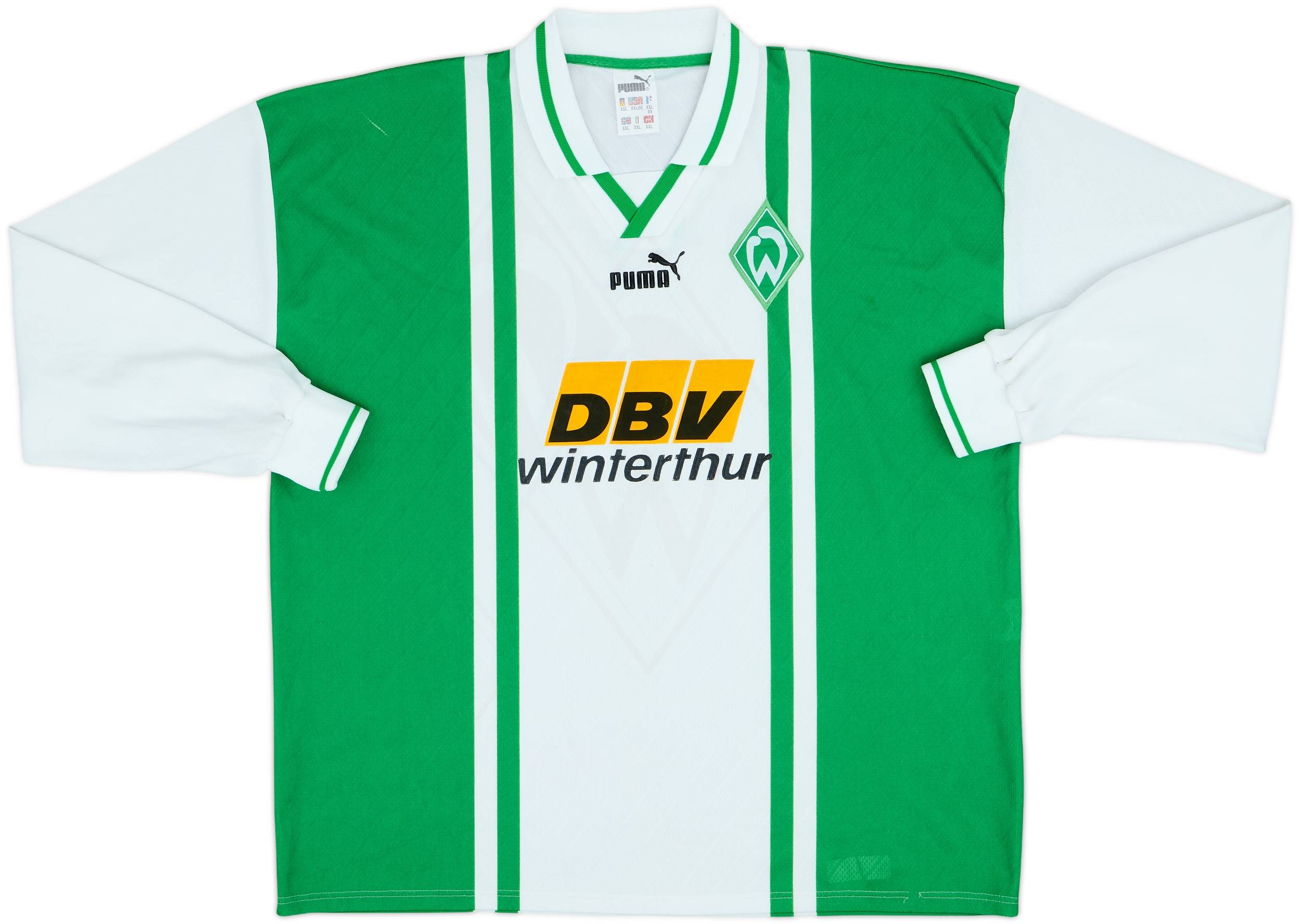 Puma Werder Bremen 長袖ユニフォームXL 1996-97 Werder Bremen Home L