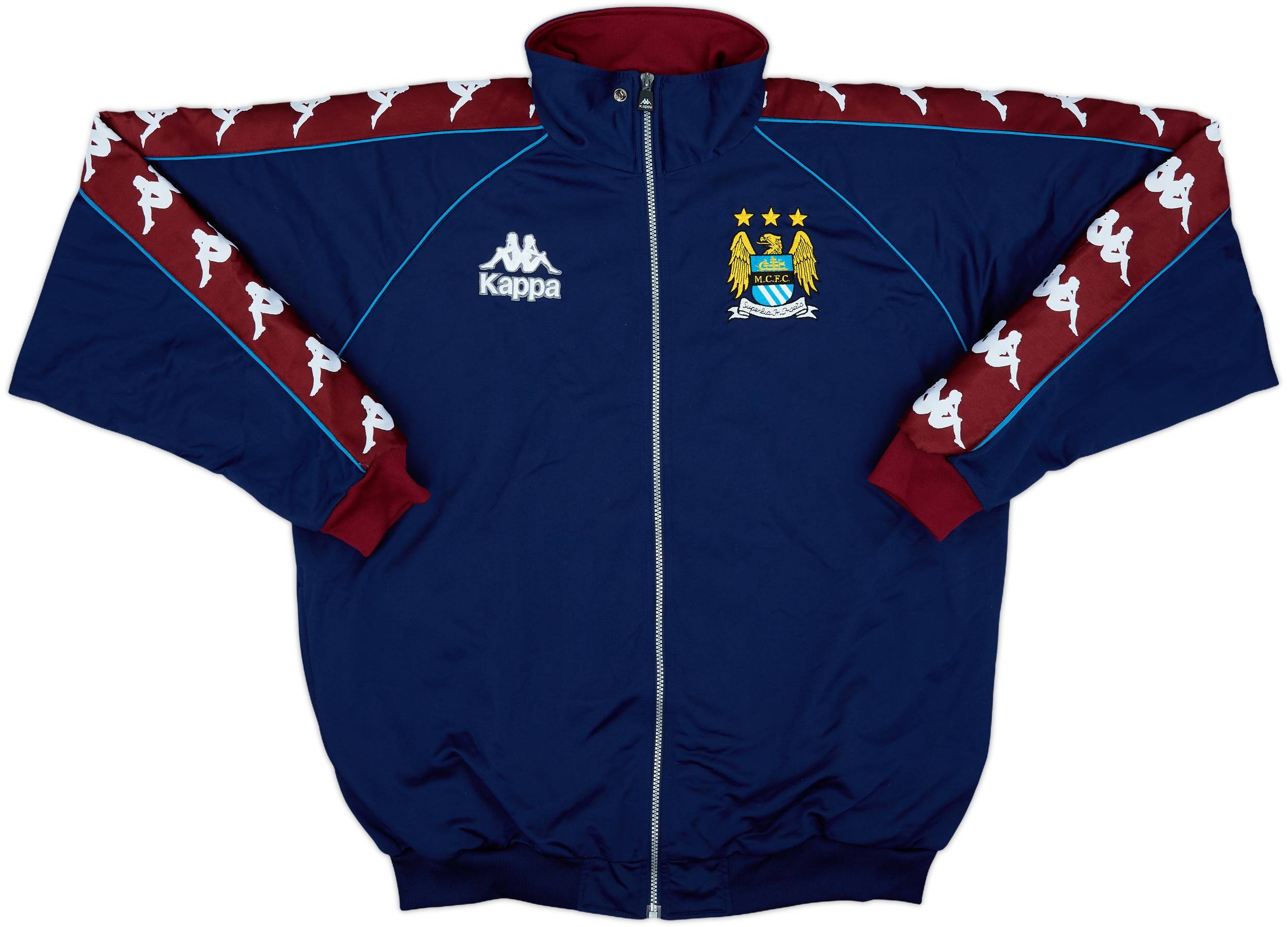 1997-99 Manchester City Kappa Track Jacket - 9/10 - (XL)