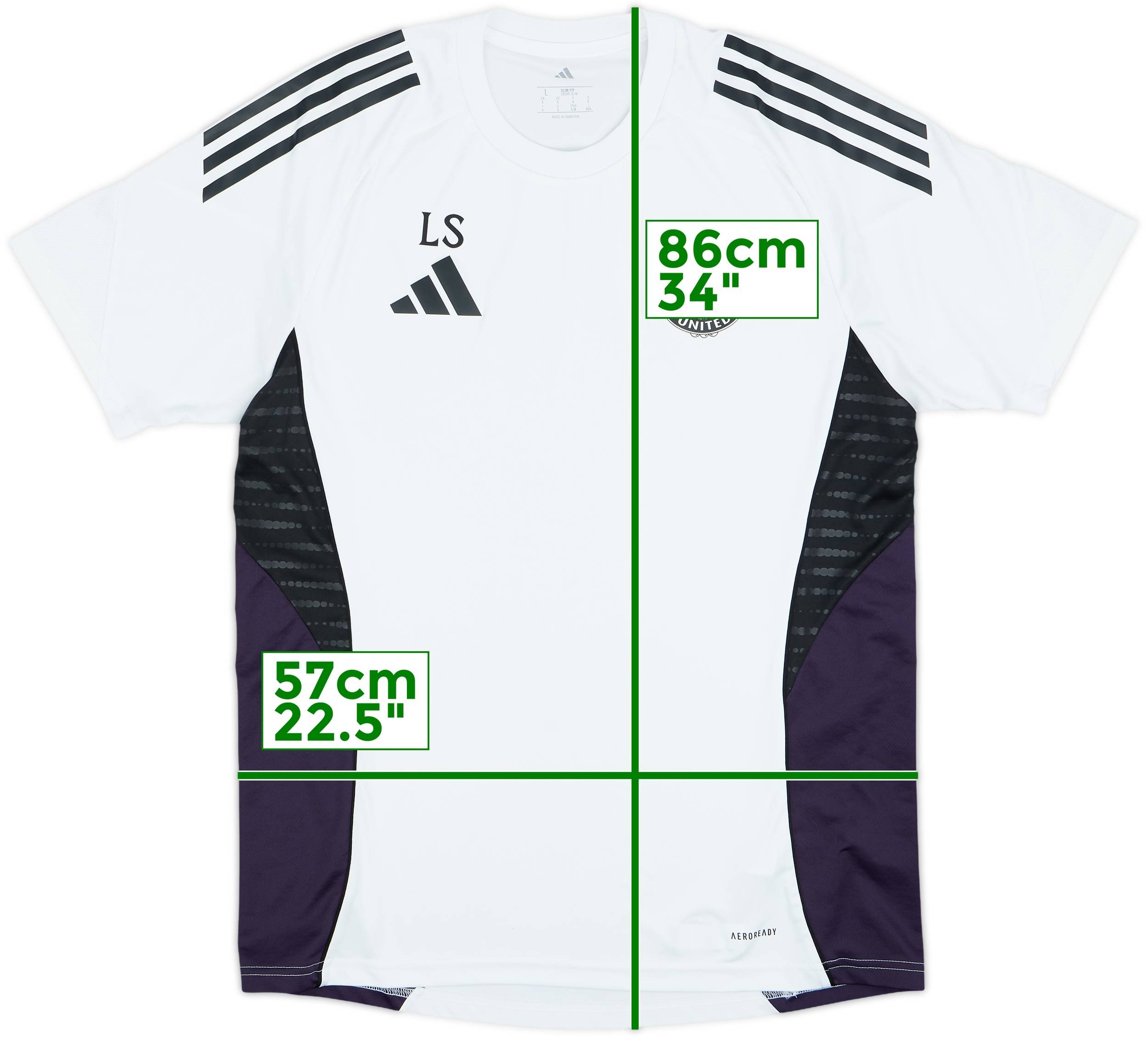 2025-26 Manchester United Staff Issue adidas Training Shirt LS