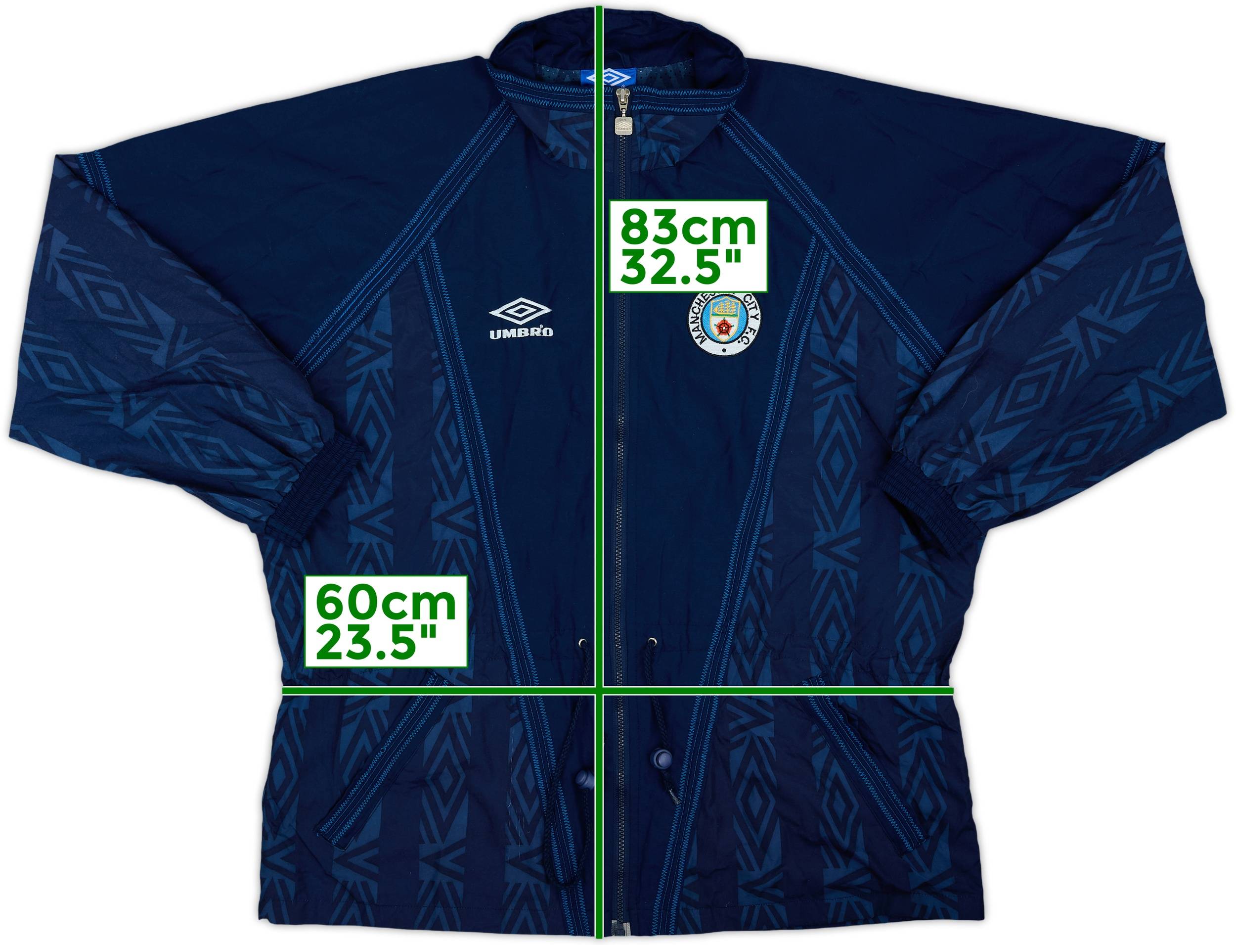 1993-95 Manchester City Umbro Track Jacket - 9/10 - (XL)