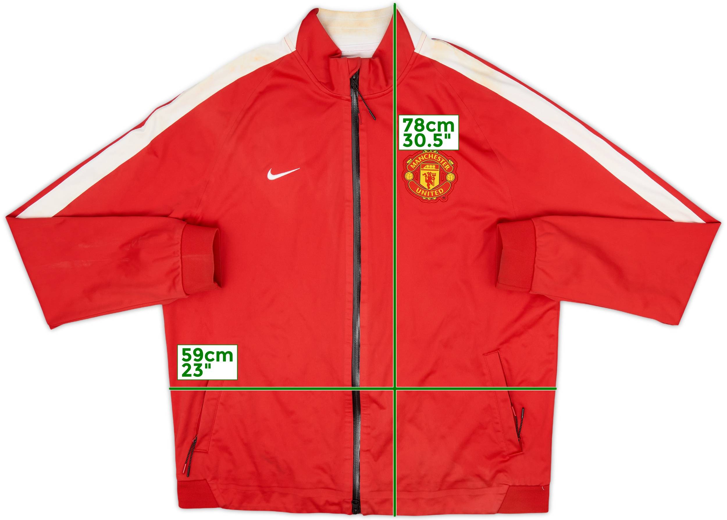 2014-15 Manchester United Nike Track Jacket - 5/10 - (XXL)