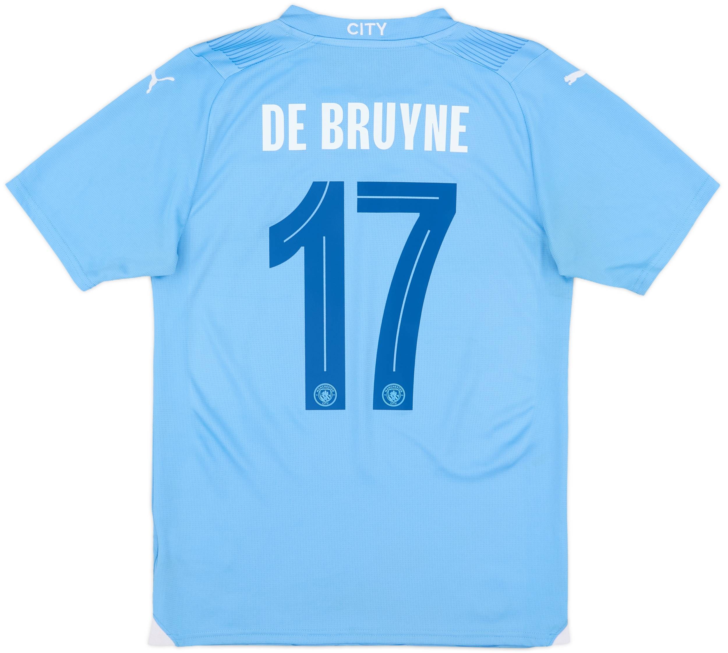 2023-24 Manchester City Home Shirt De Bruyne #17 - 9/10 - (S)