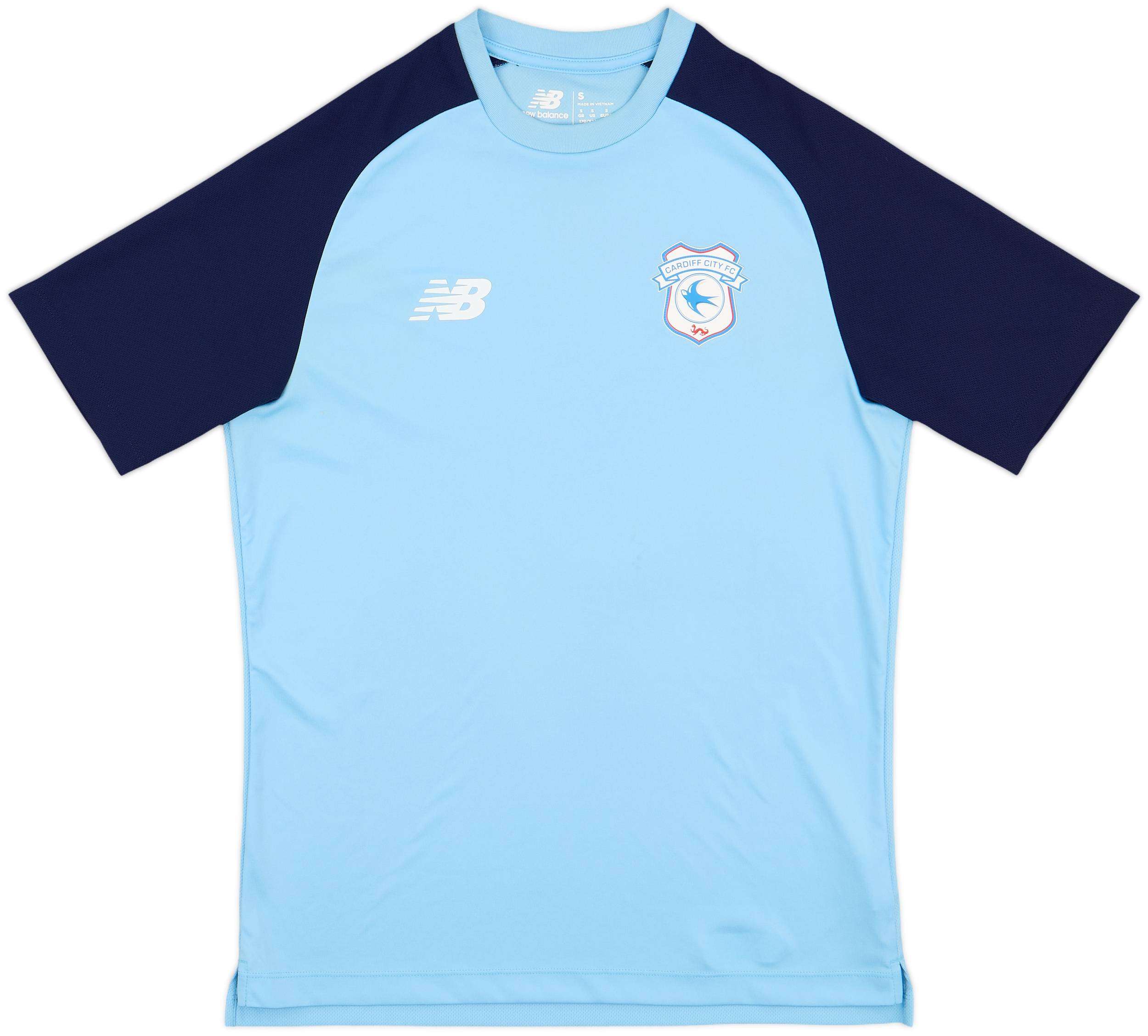 Camiseta de entrenamiento New Balance del Cardiff 2022-23 - 10/10 - (S), image size:2500x2256