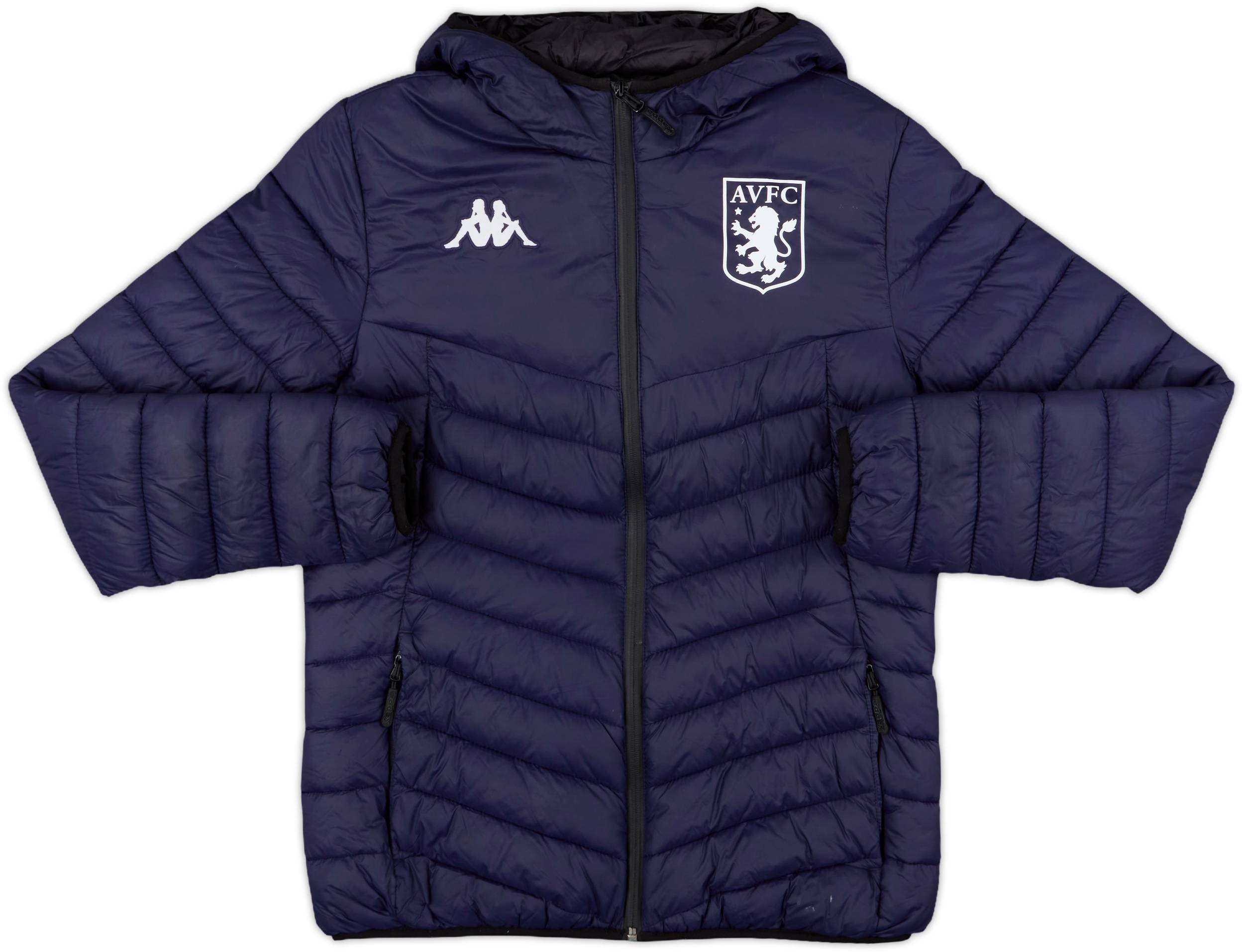 2019-20 Aston Villa Kappa Padded Bench Coat - 8/10 - (S)