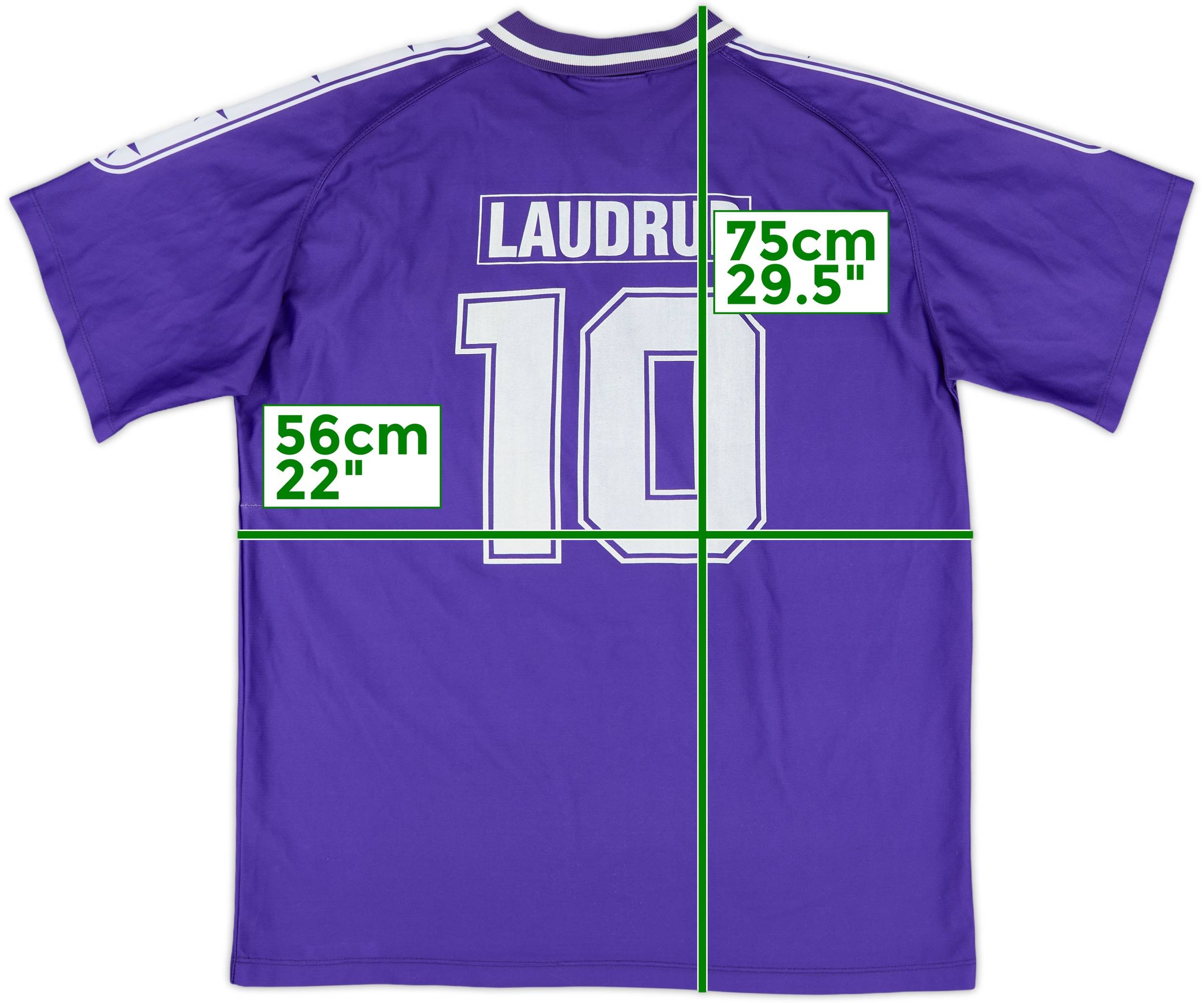 1994-96 Real Madrid Taquy Away Shirt Laudrup #10 - 8/10 - (L)
