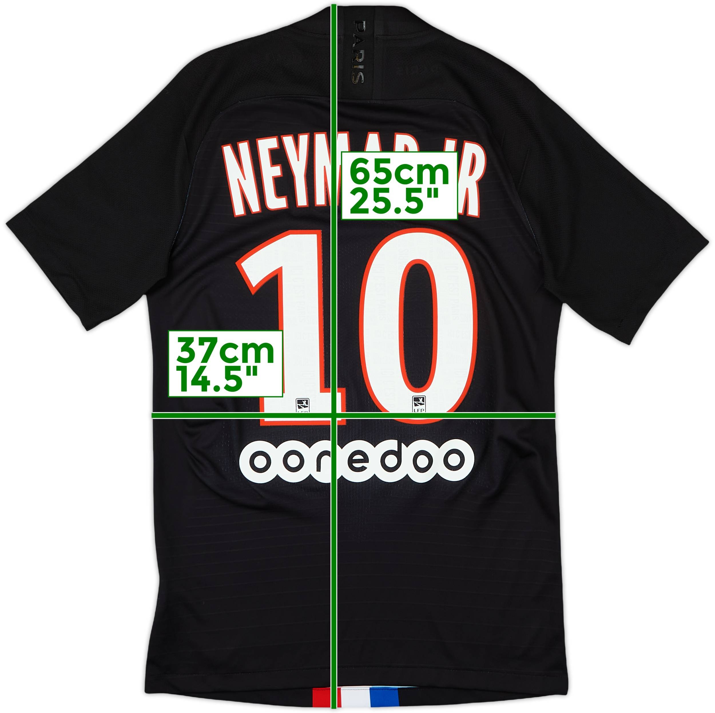 2019-20 Paris Saint-Germain Fourth Shirt Neymar Jr #10 - 8/10 - (XS)