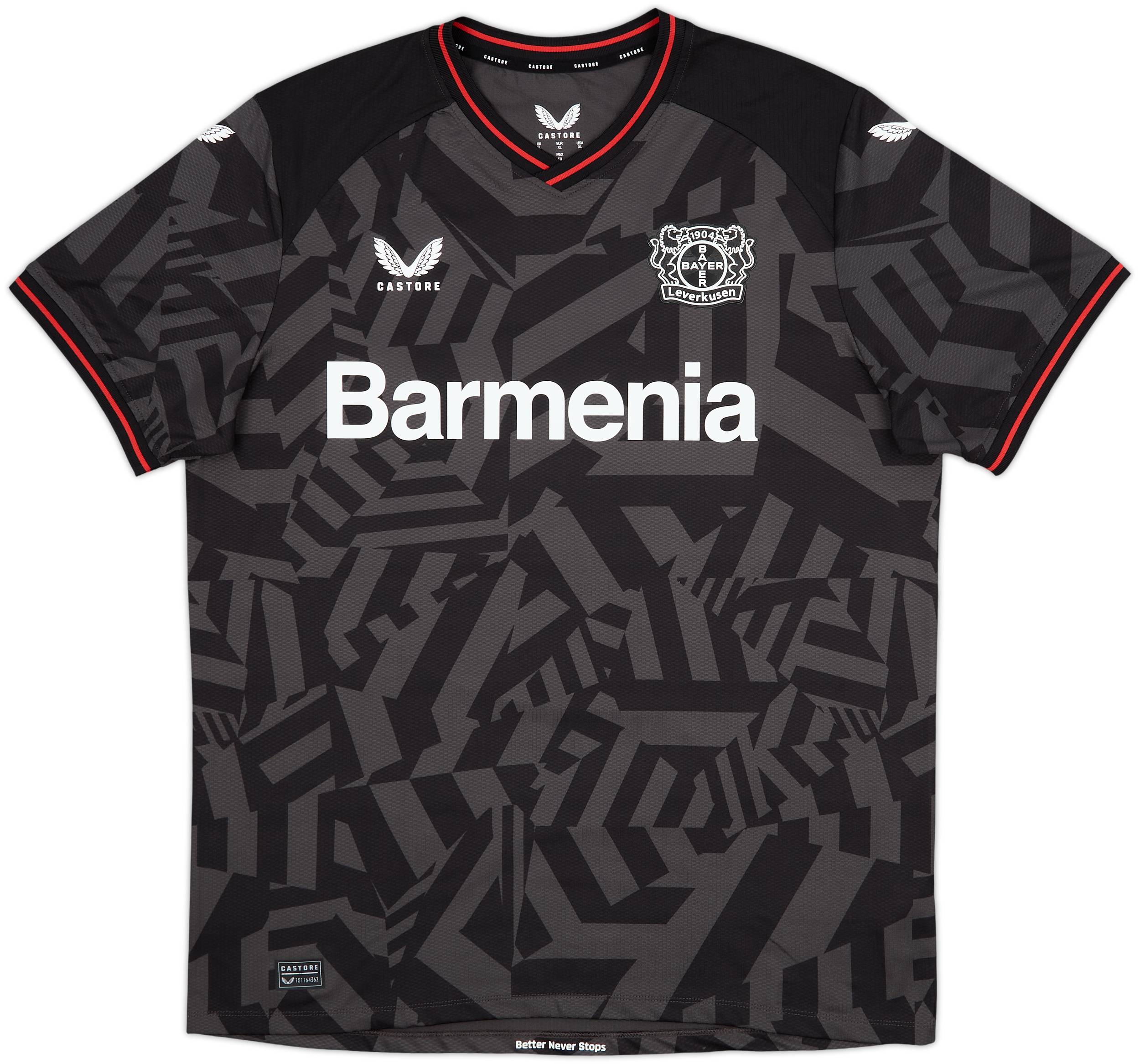 ウェア BAYER 04 WIRTZ 27 2022-23 Bayer Leverkusen Player Issue Pro Home Shirt Wirtz #27 (L)