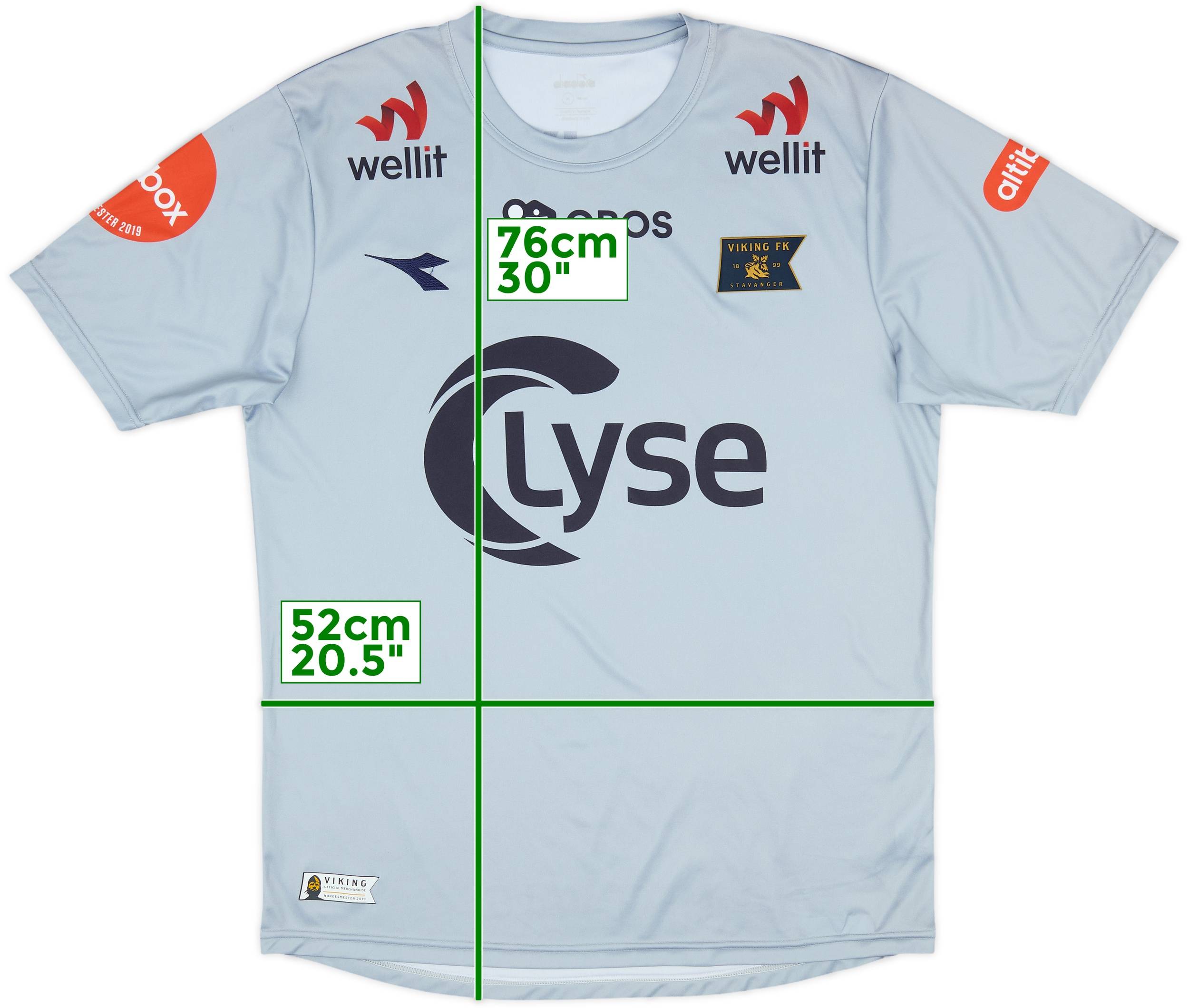 2020-21 Viking FK Away Shirt - 8/10 - (XL)