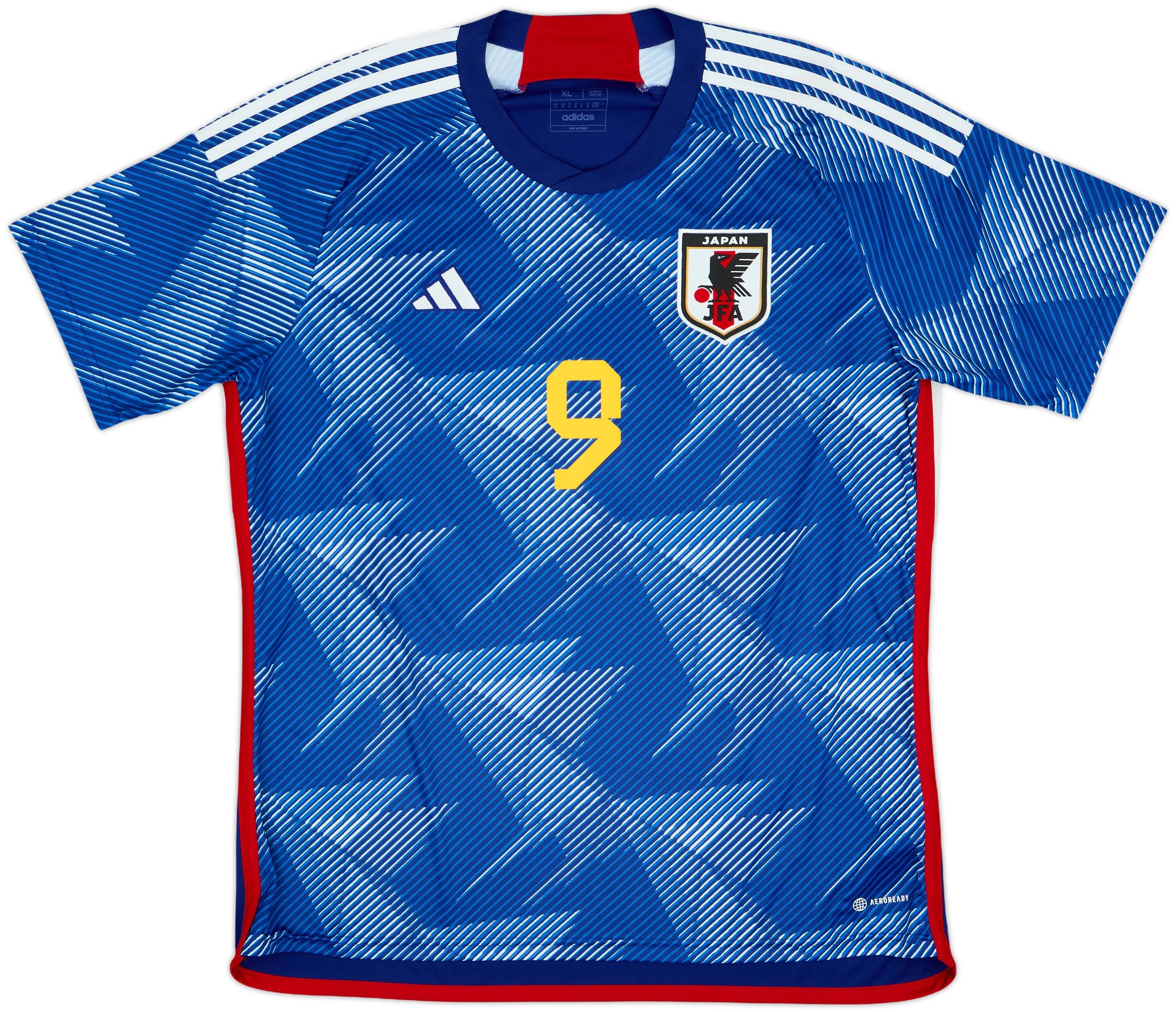 2022-23 Japan Home Shirt Mitoma #9 - 10/10 - (XL)