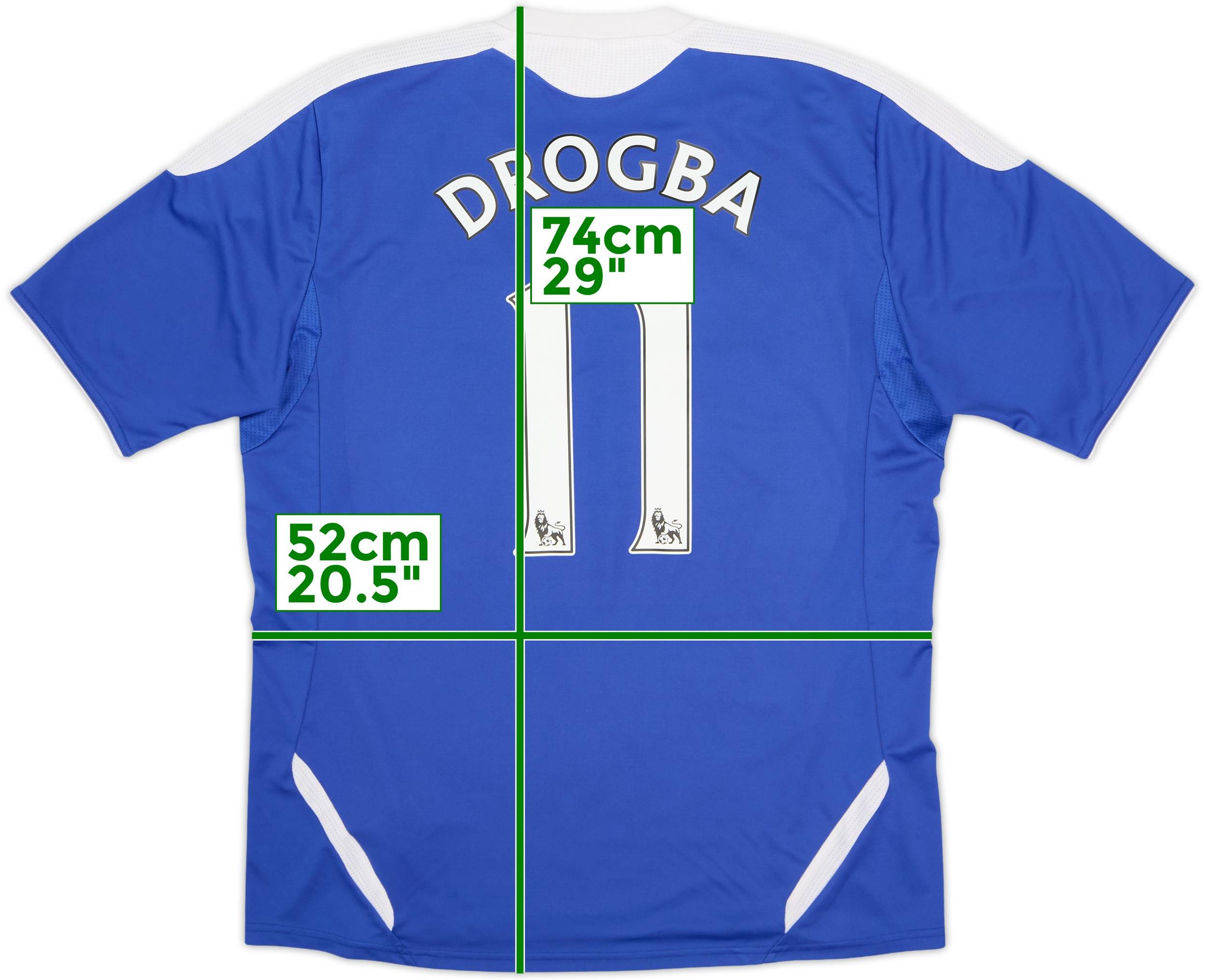 2011-12 Chelsea Home Shirt Drogba #11 - 5/10 - (L)