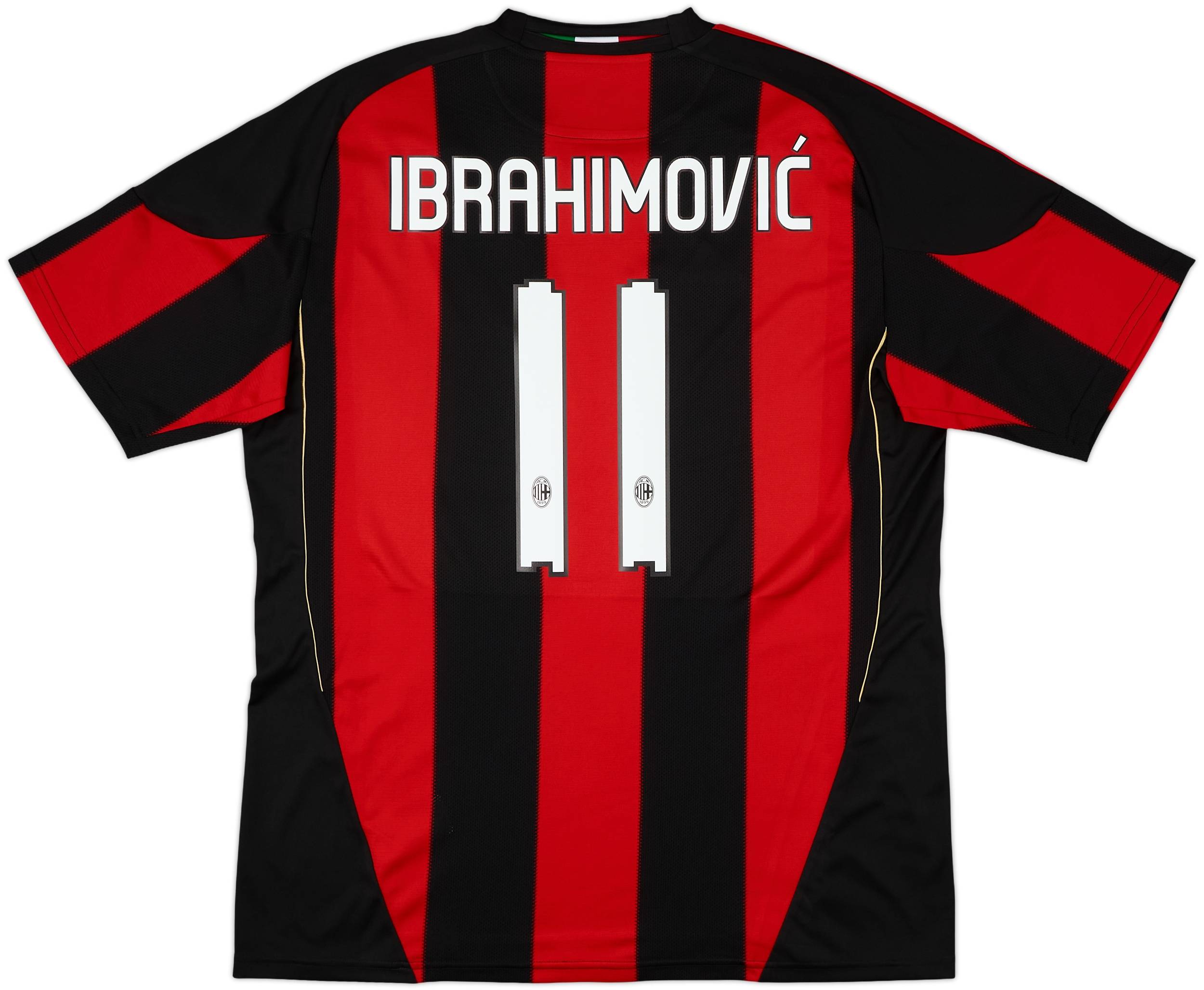 ACミラン IBRAHIMOVIĆ シャツ 11番 AC Milan Zlatan Ibrahimovic #11 Jersey UEFA Champions League