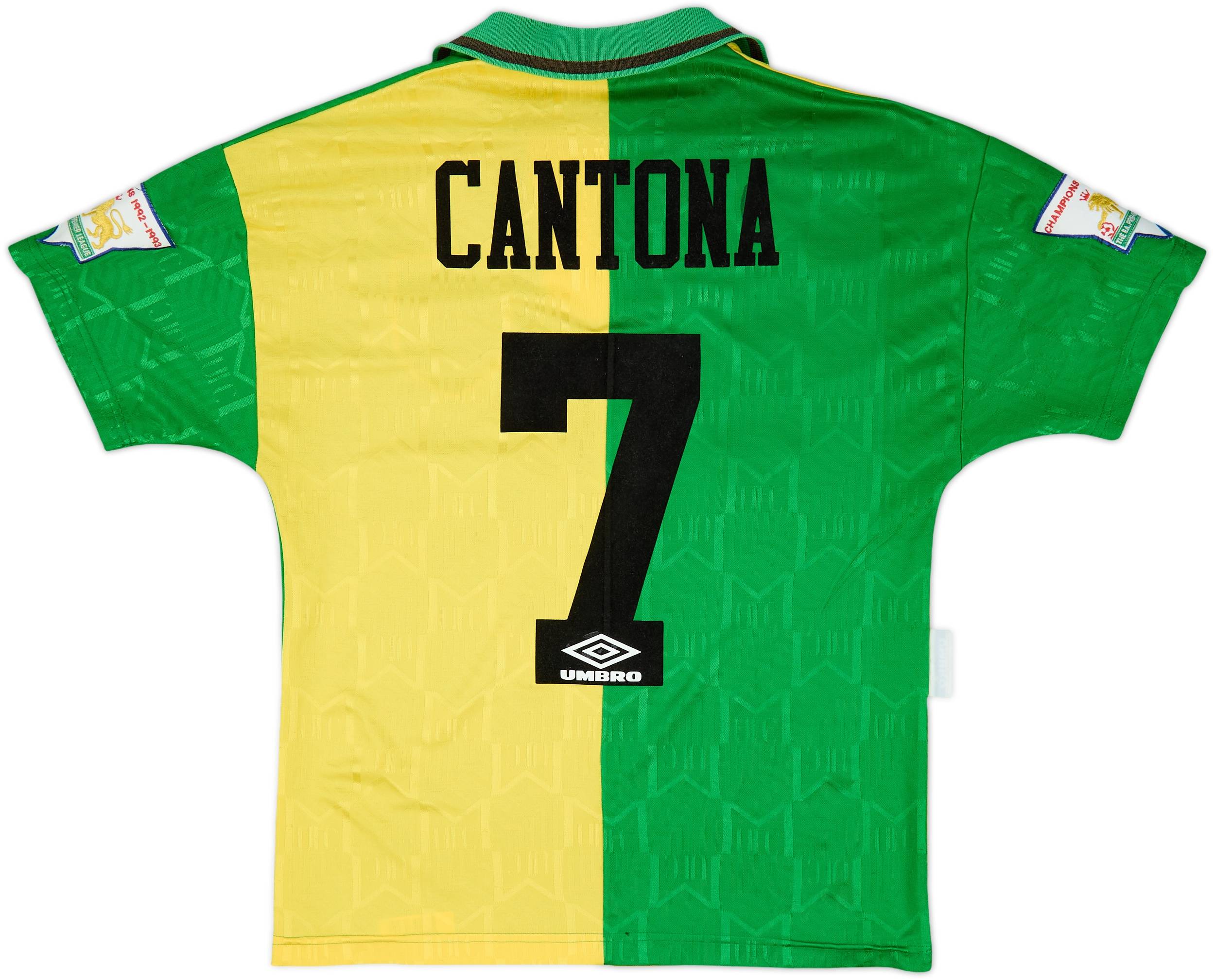 1992-94 Manchester United Cantona カントナ 1992-94 Manchester United Third Shirt Cantona #7 - 7/10 - (S)