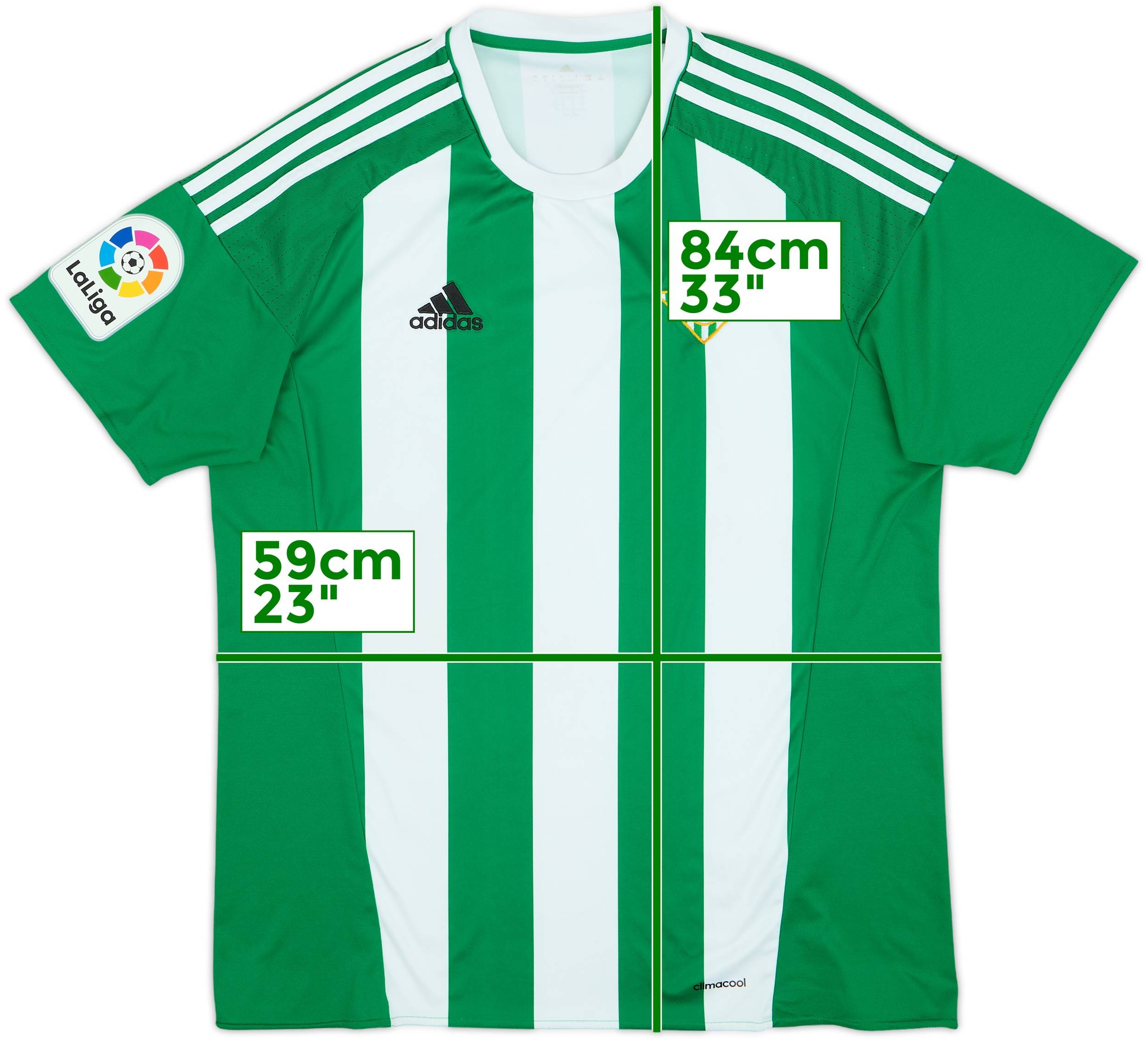 2016-17 Real Betis Home Shirt - 9/10 - (L)