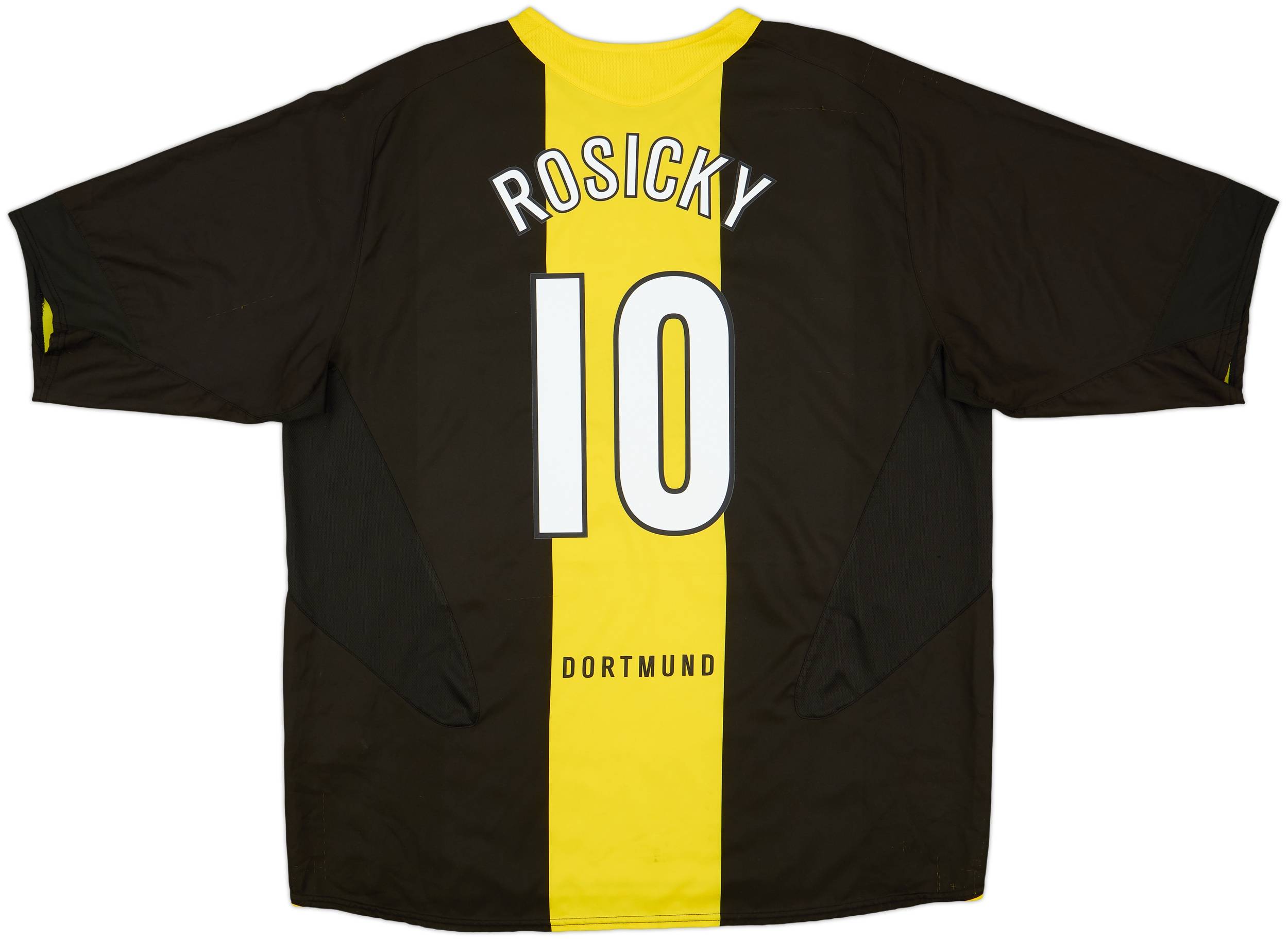 正規品 ドルトムント 05-06 ロシツキー ユニフォーム ROSICKY 2005-06 Borussia Dortmund Away Shirt Rosicky #10 - 7/10 - (XXL)