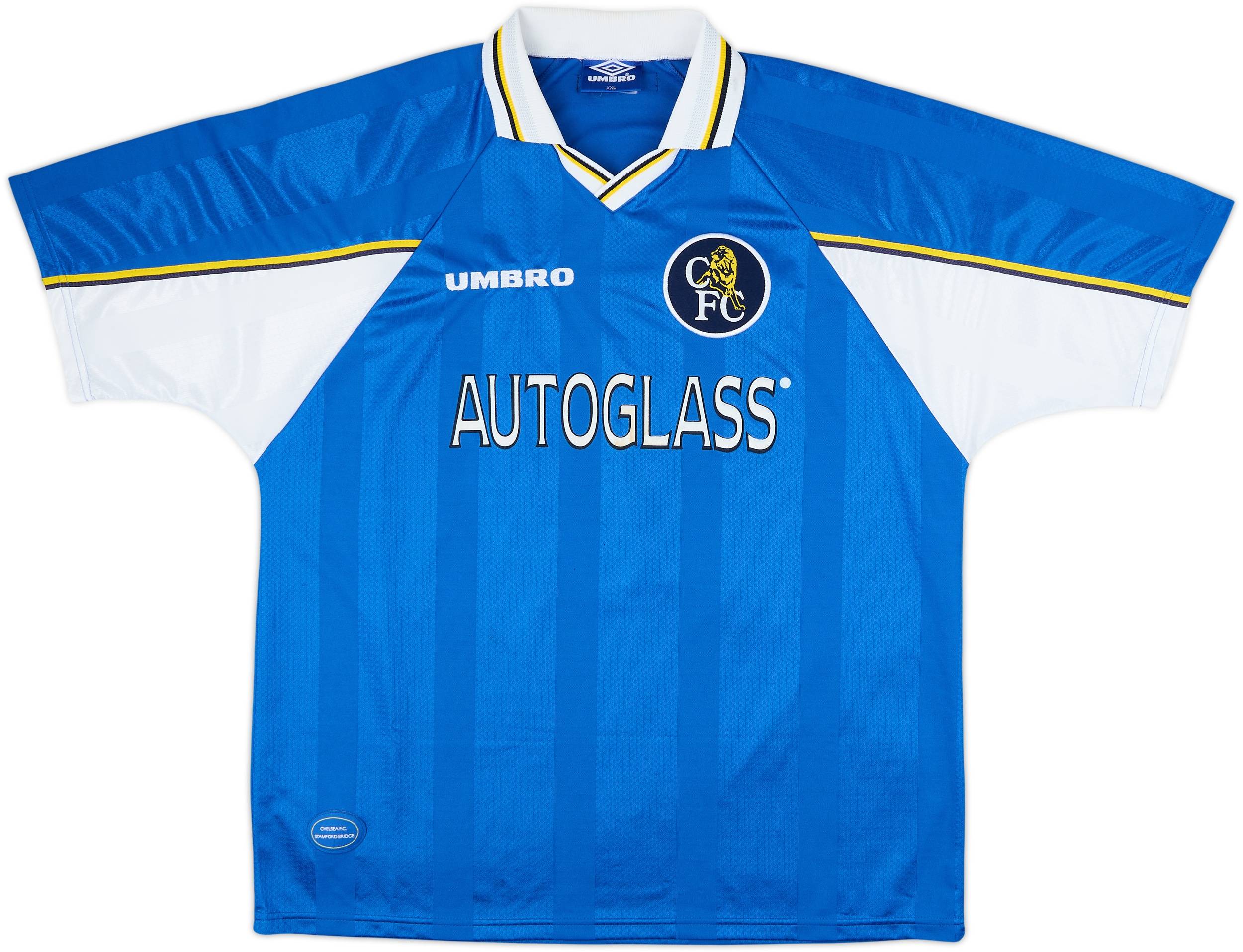 1997-99 Chelsea Home Shirt Zola #25 - 6/10 - (XXL)
