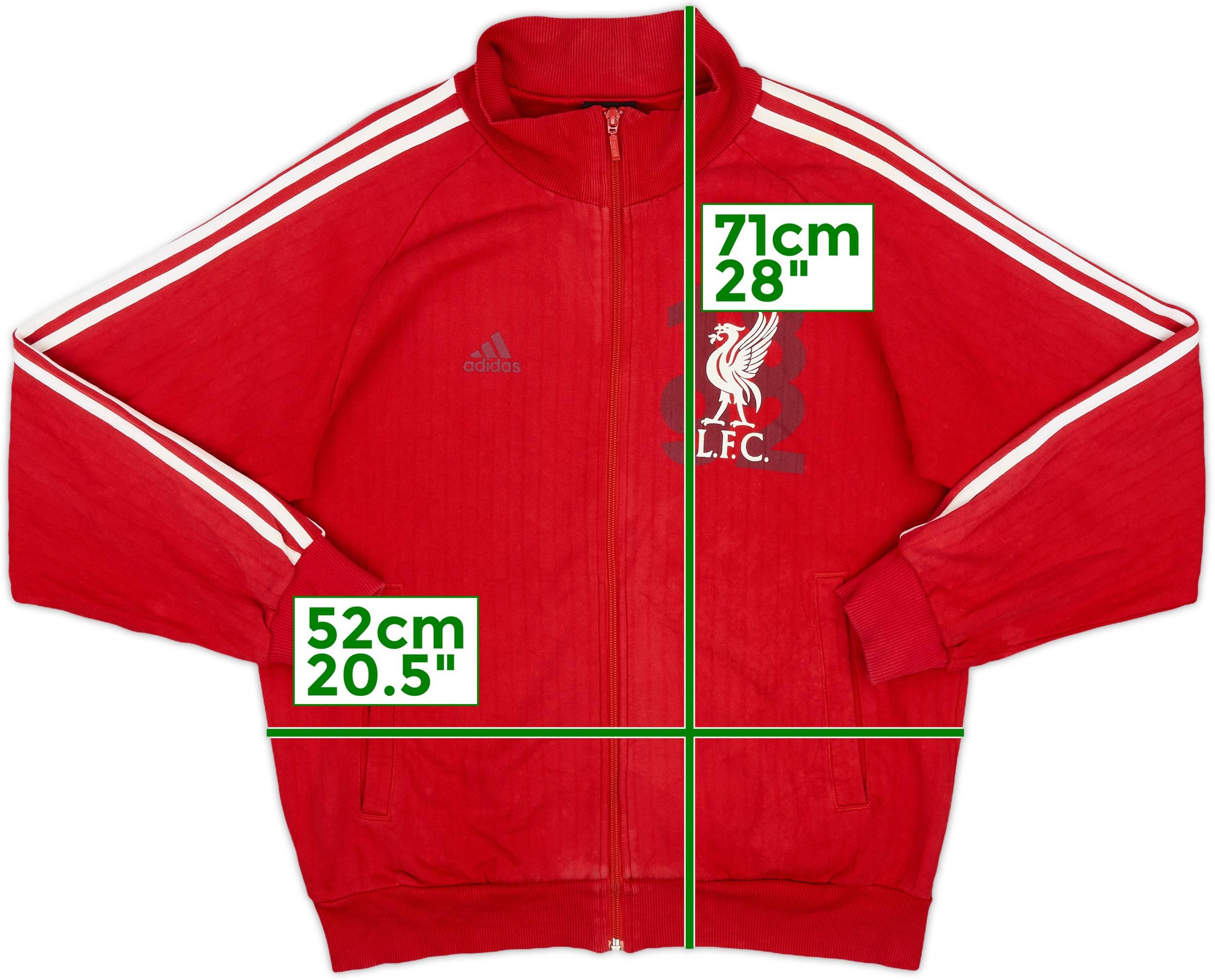 2007 adidas リヴァプール vtg ジャケット liverpool 2007-08 Liverpool adidas Track Jacket - 8/10 - (M)