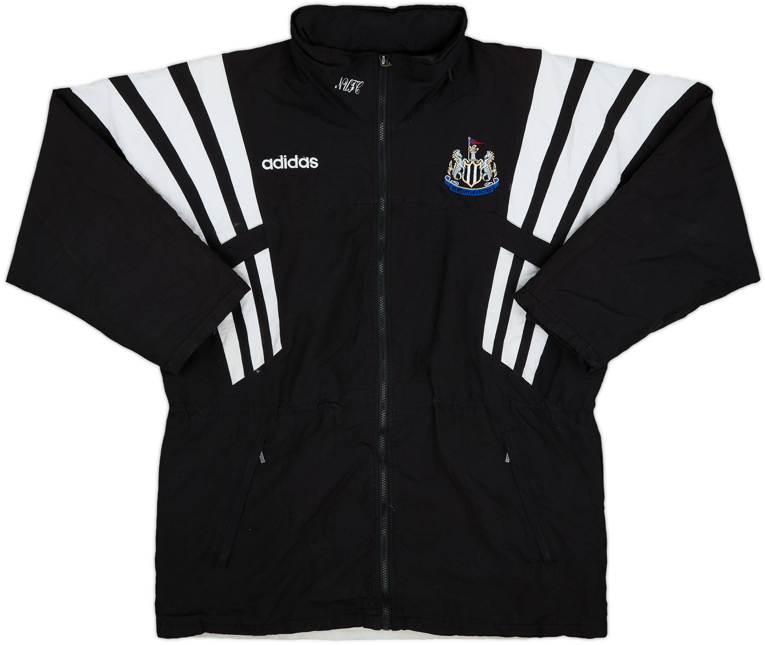 1996-97 Newcastle United adidas Bench Coat - 8/10 - (M)