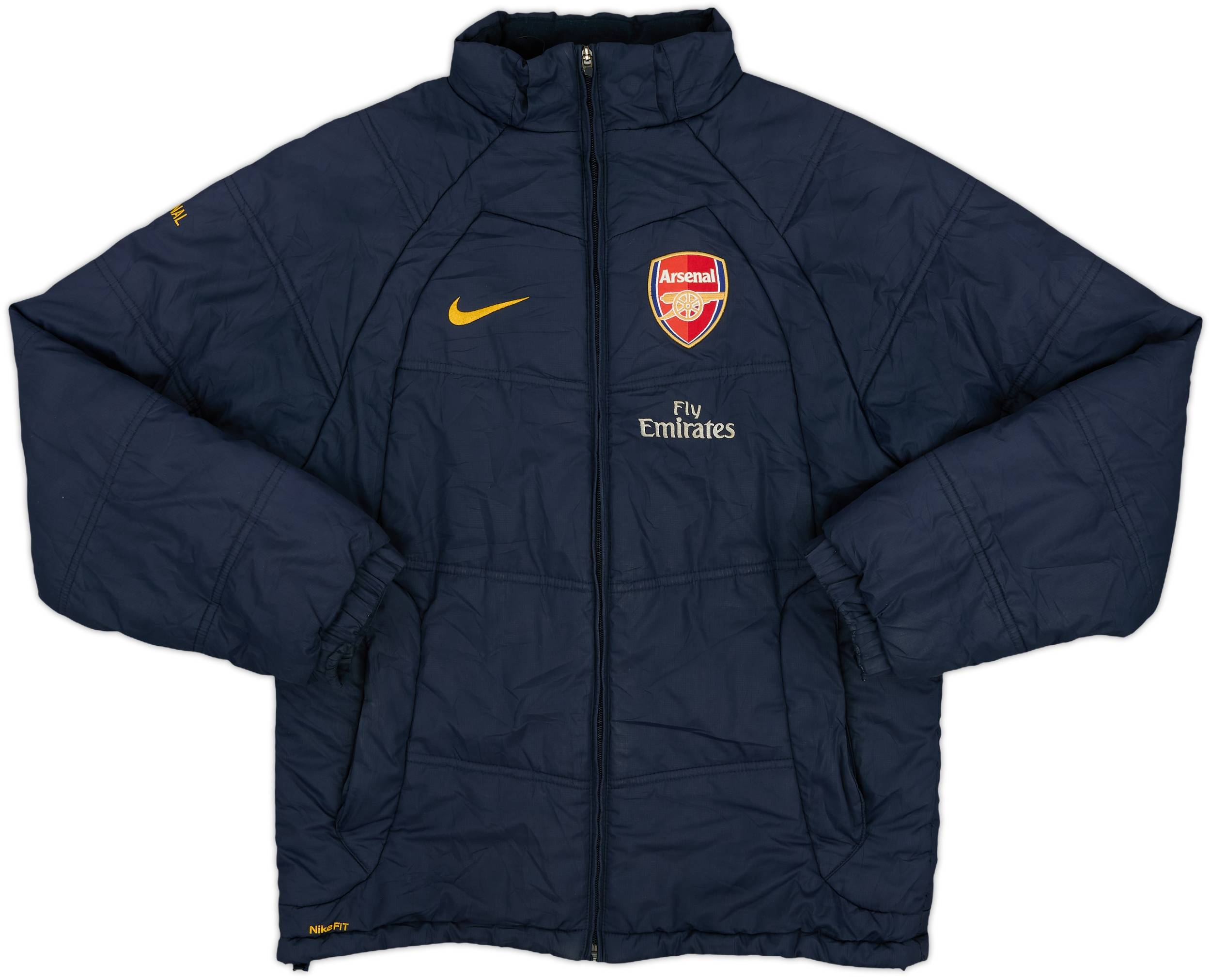 2007-08 Arsenal Nike Padded Bench Coat - 7/10 - (S)