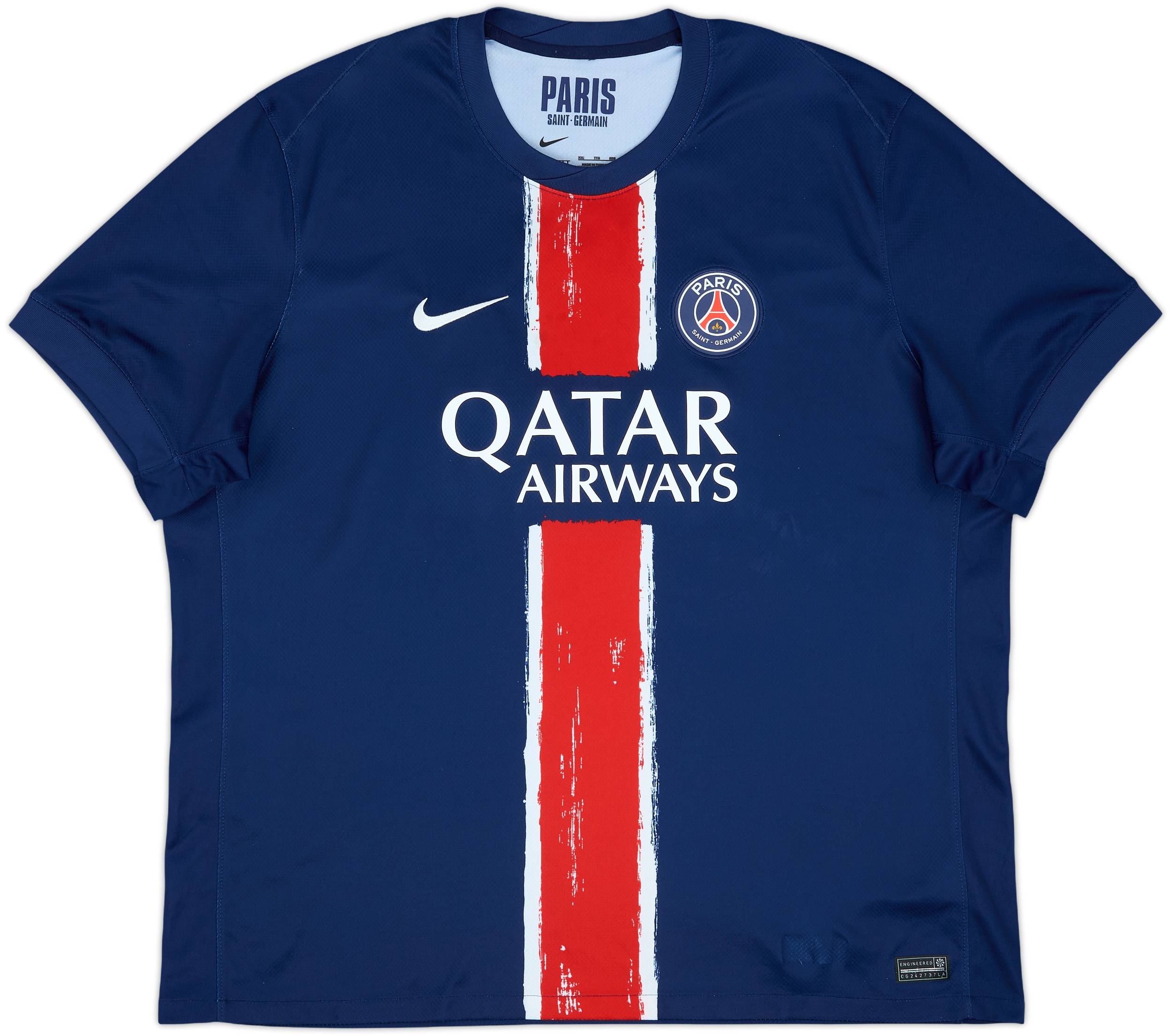 2024-25 Paris Saint-Germain Home Shirt - 8/10 - (XXL)