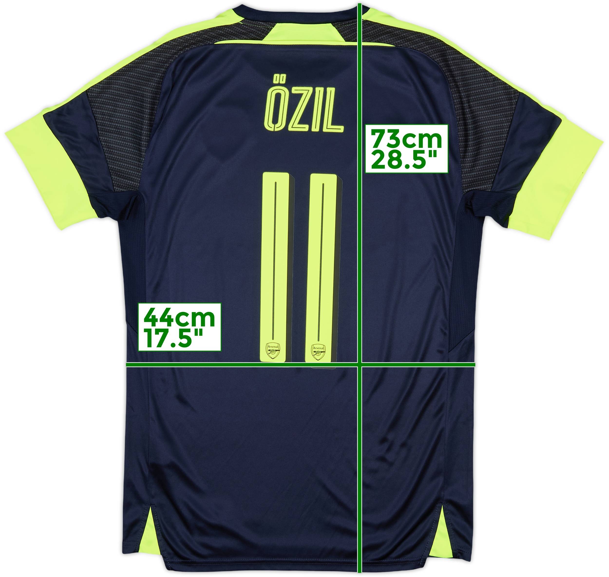 2016-17 Arsenal Third Shirt Ozil #11 - 8/10 - (S)