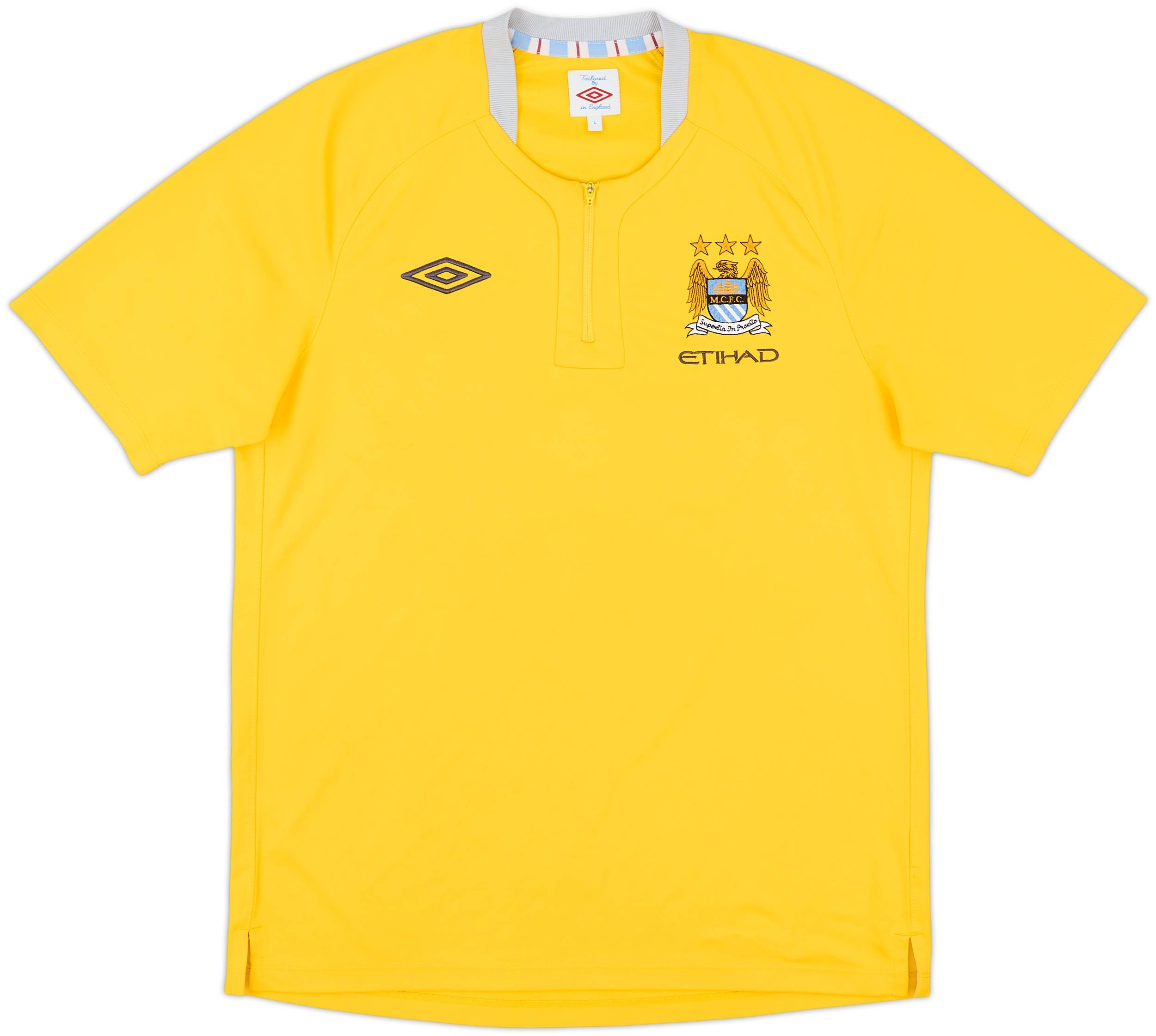 ビンテージ '10-11 Umbro Manchester Cityドリルトップ 2010/11 vintage Manchester City away shirt | Size L