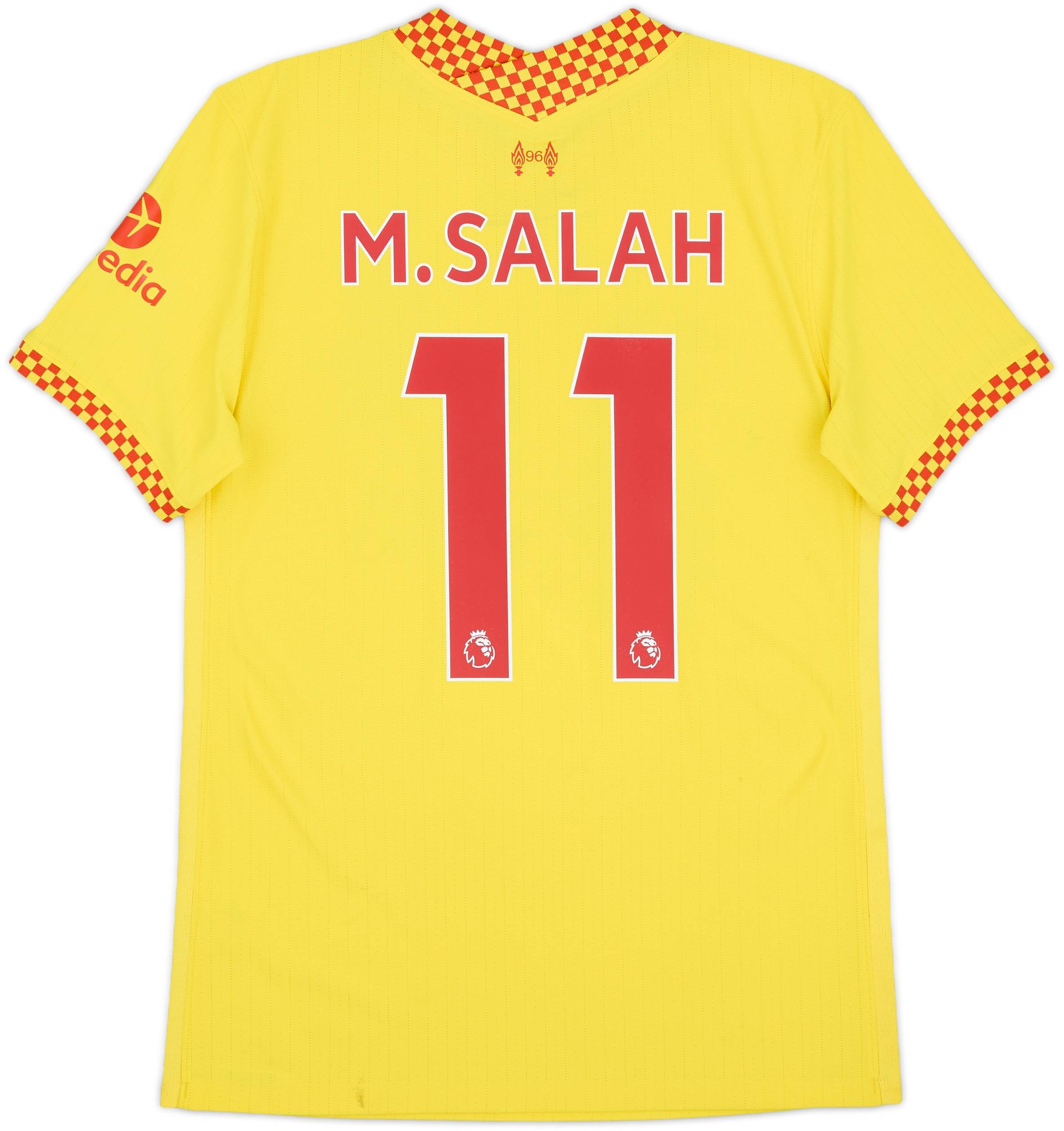 2021-22 Liverpool Authentic Third Shirt M.Salah #11 - 7/10 - (S)