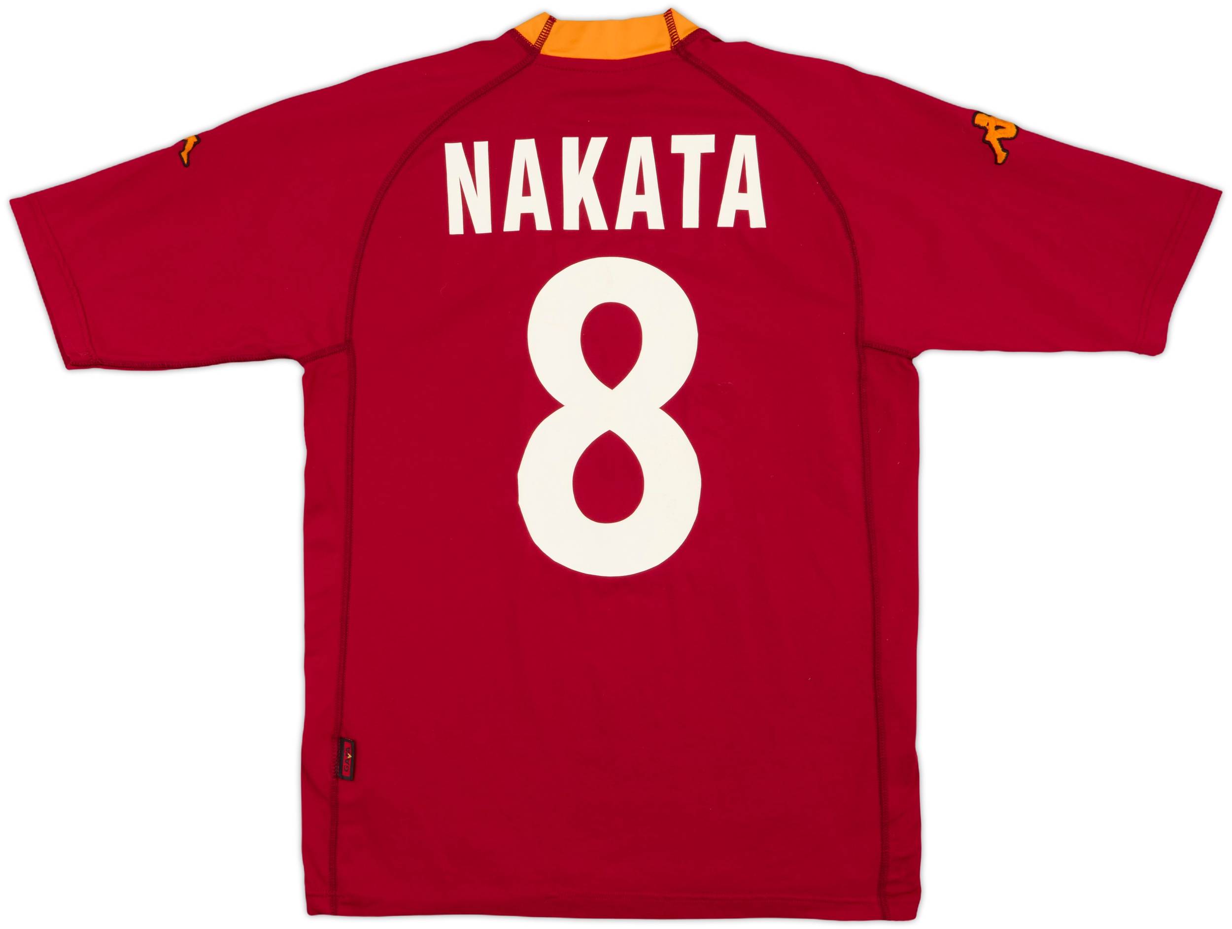 ASローマ NAKATA 8 シャツ M 2000-01 Roma Home Shirt Nakata #8 - 7/10 - (L)