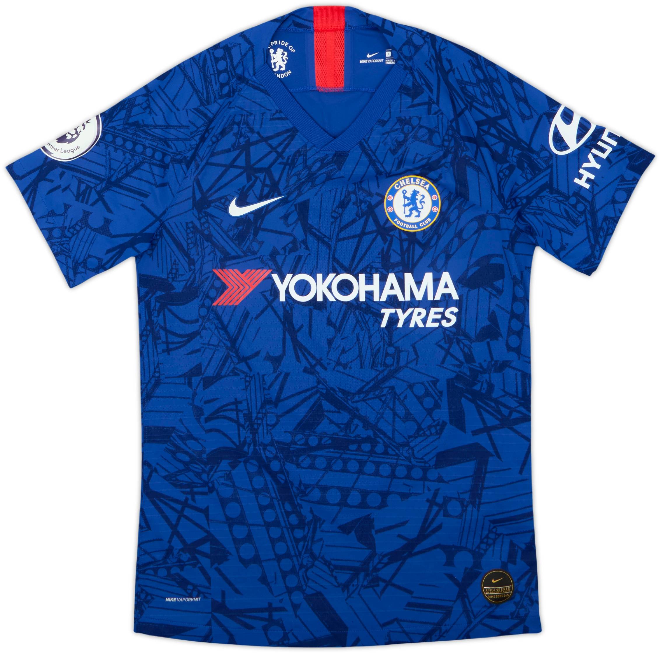 2019-20 Chelsea Authentic Home Shirt Mount #19 - 9/10 - (S)