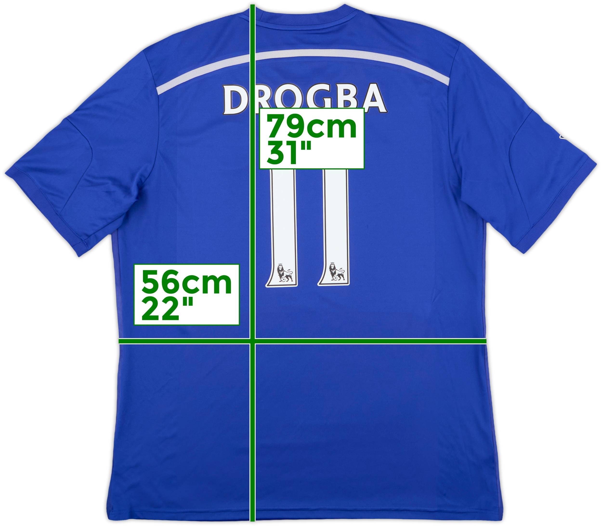 2014-15 Chelsea Home Shirt Drogba #11 - 6/10 - (XL)