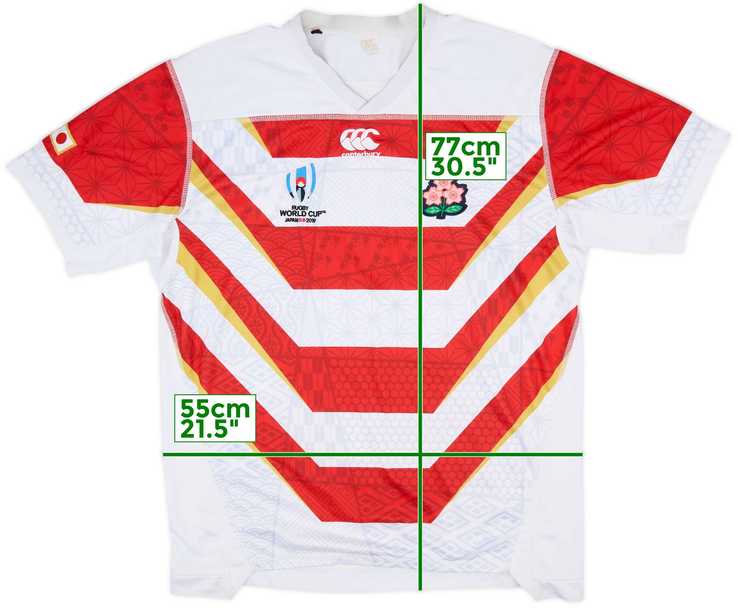 2019 Japan Rugby Home Shirt - 7/10 - (XXL)