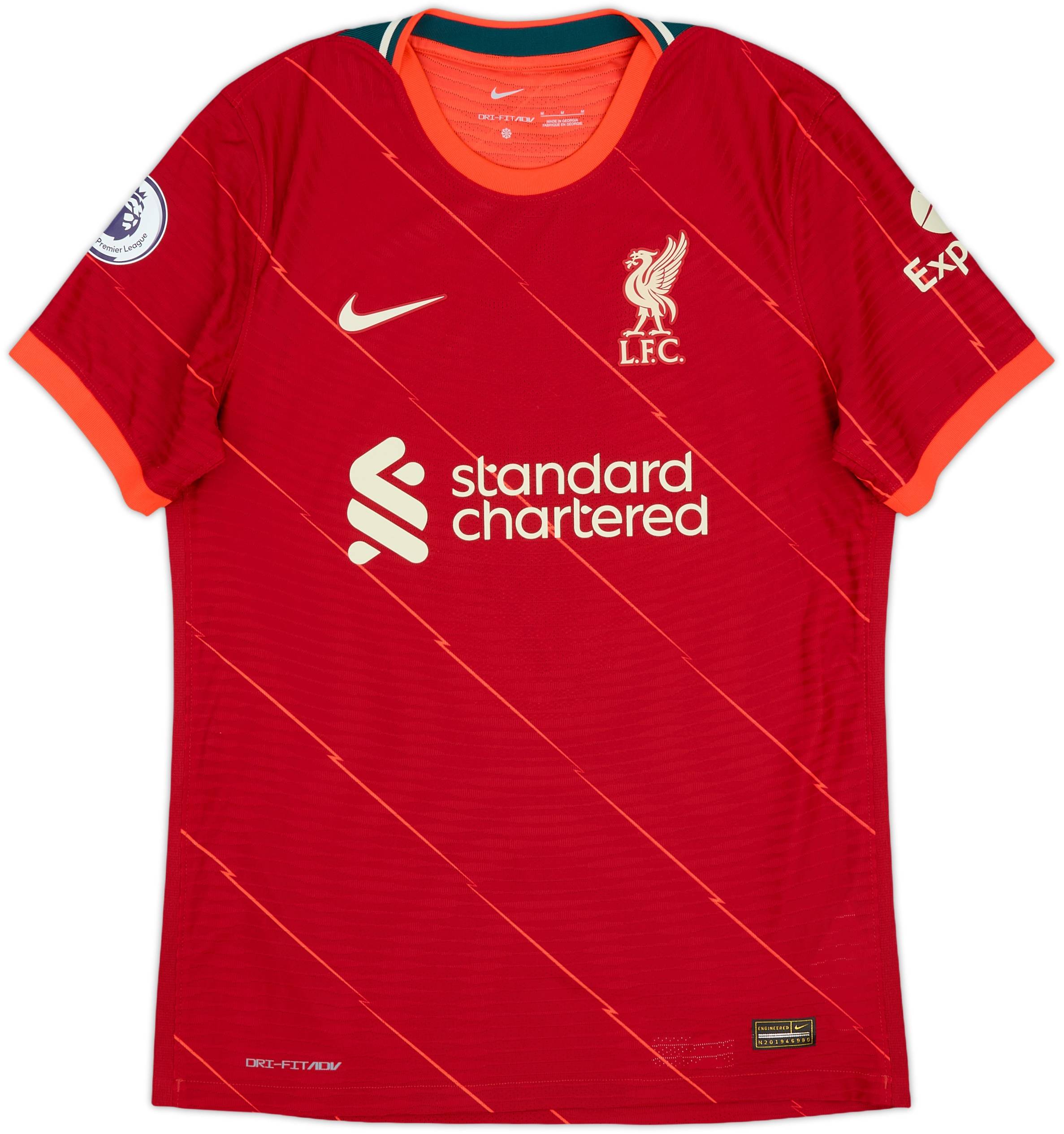 2021-22 Liverpool Authentic Home Shirt M.Salah #11 - 8/10 - (M)