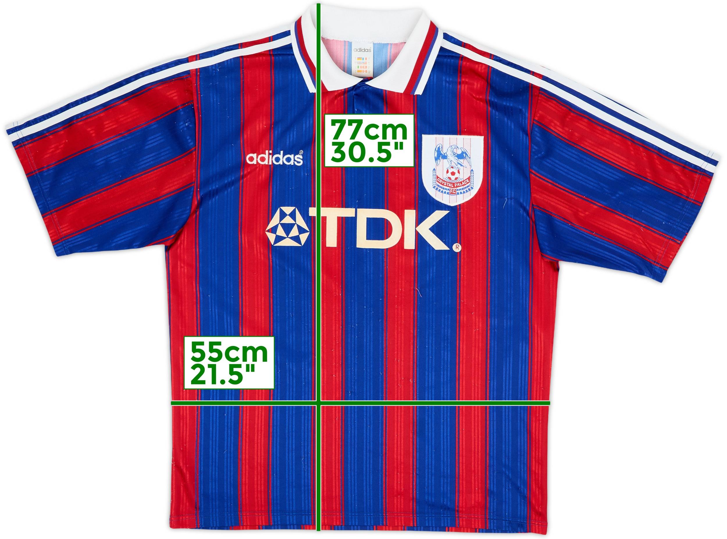 1996-98 Crystal Palace Home Shirt - 5/10 - (L)