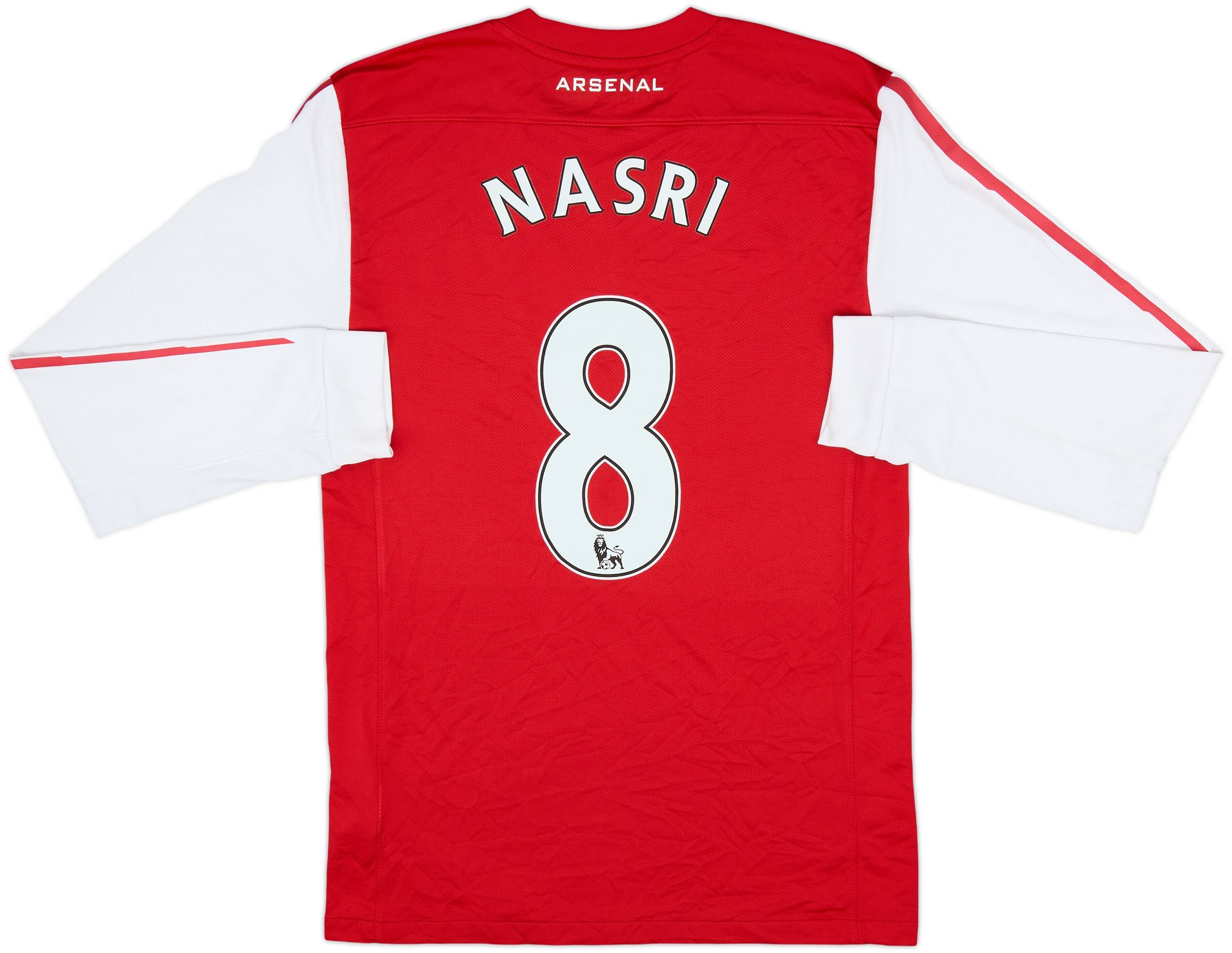 2011-12 Arsenal Home L/S Shirt Nasri #8 - 8/10 - (S)