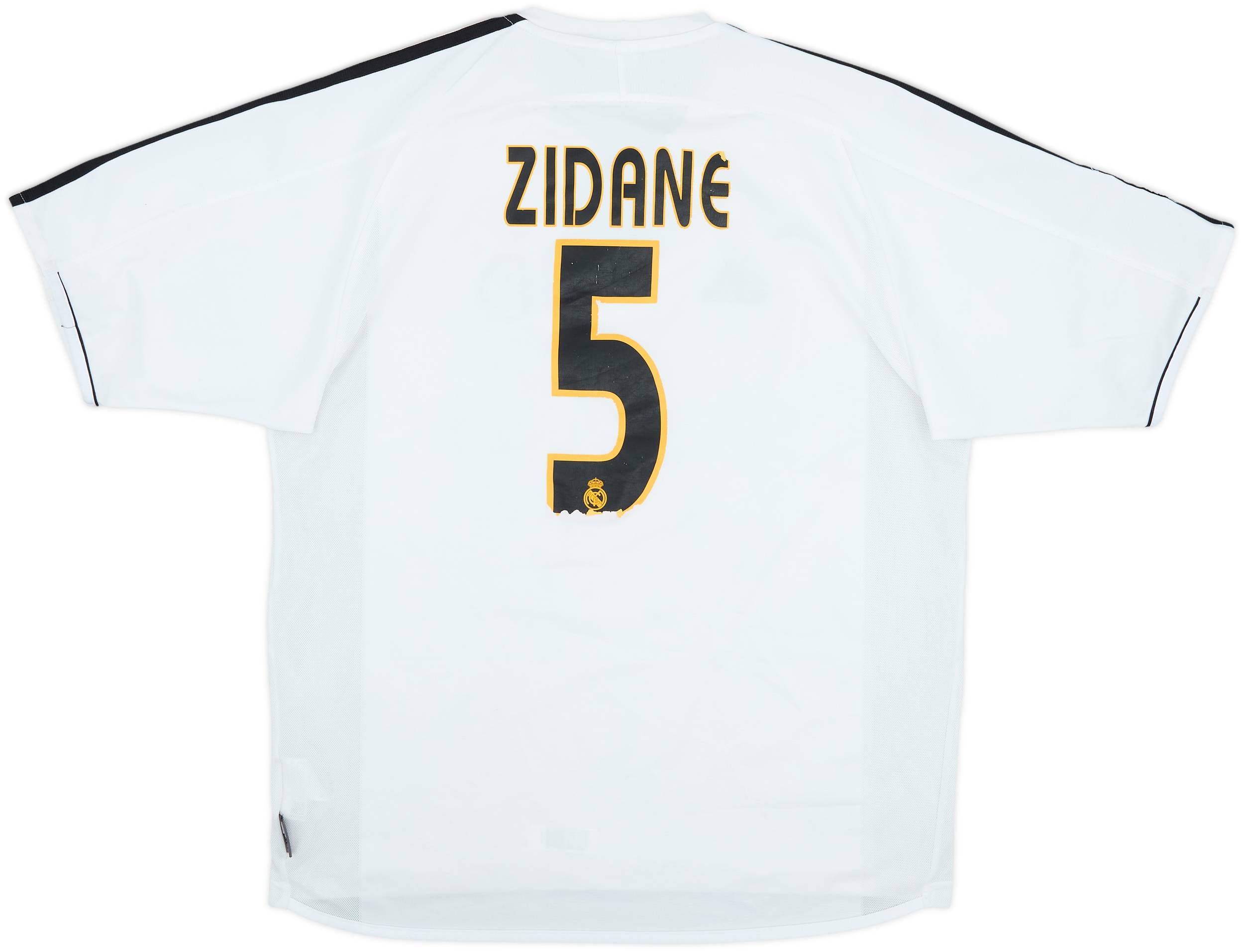 超激レア× Real Madrid 2003/04ホームユニフォーム 2003-04 Real Madrid Home Shirt Zidane #5 - 5/10 - (M)