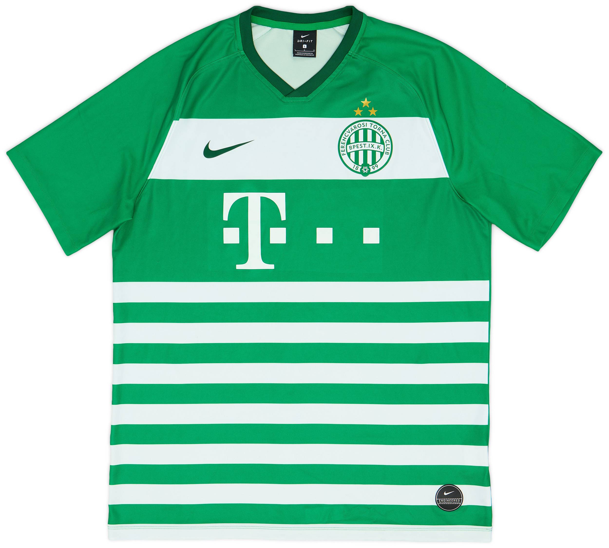 2019-20 Ferencvaros Home Shirt - 8/10 - (L)