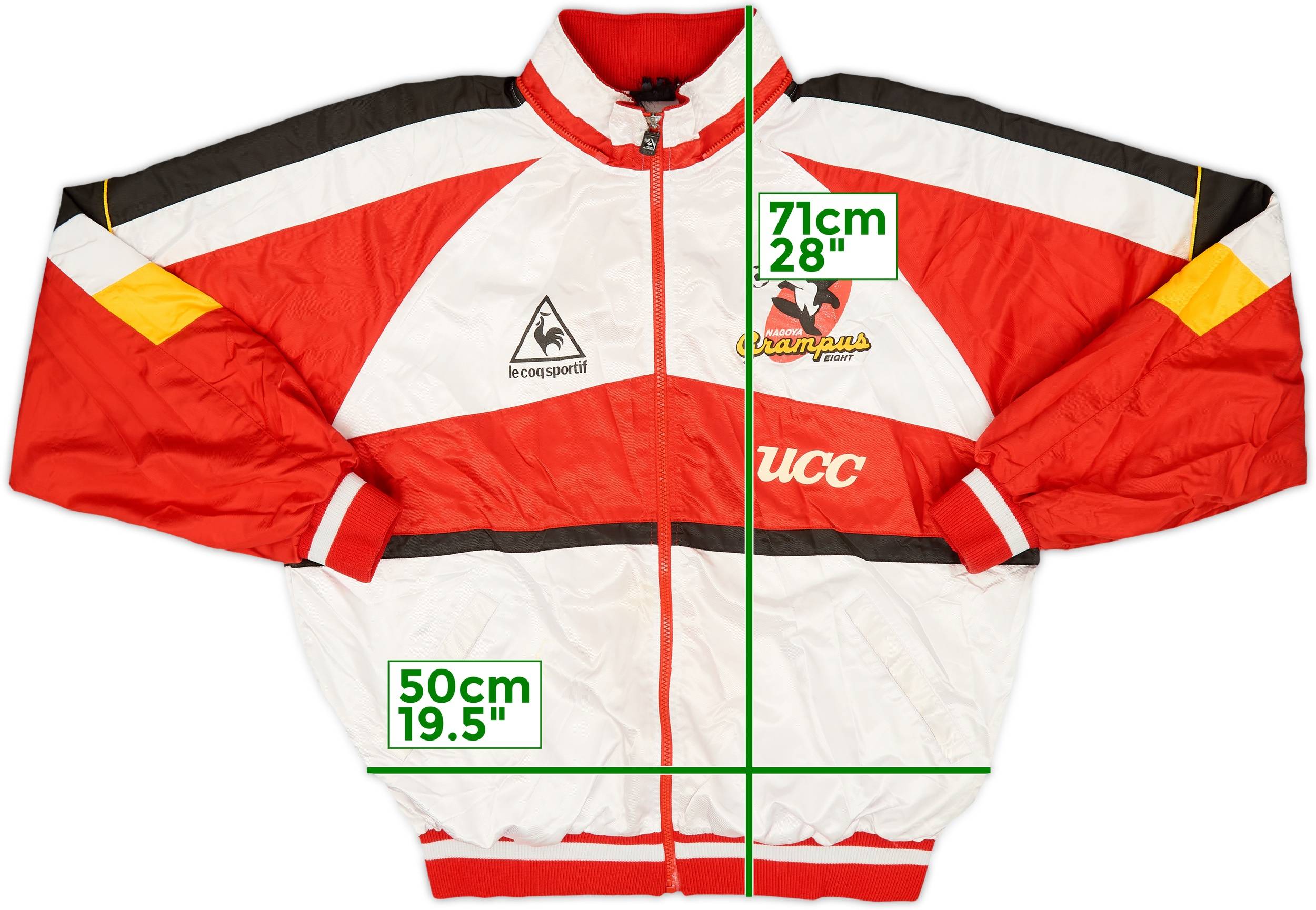 応援グッズ Nagoya Grampus Eight 1998 10 Stojkovic 1998 Nagoya Grampus Eight Le Coq Sportif Track Jacket - 6/10 - (L)