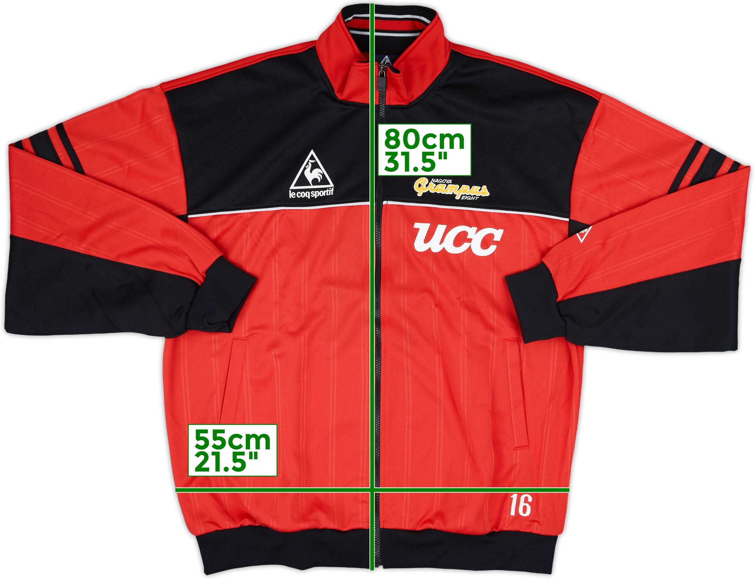 1998 Nagoya Grampus Eight Le Coq Sportif Player Issue Track Jacket