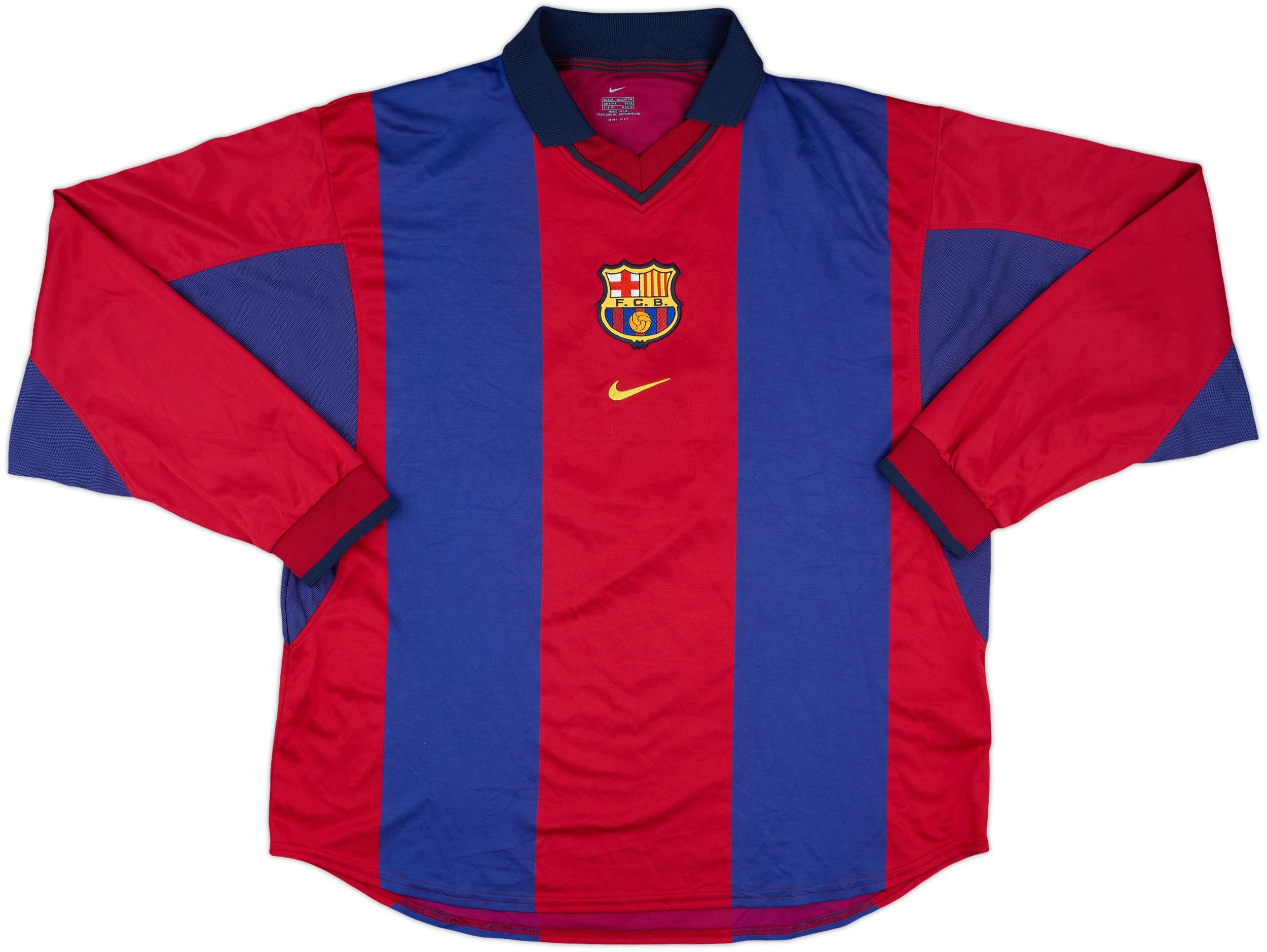 FC Barcelona 2000-2001 ホームユニフォームMサイズ FC Barcelona 2000-2001 ホームユニフォームMサイズ