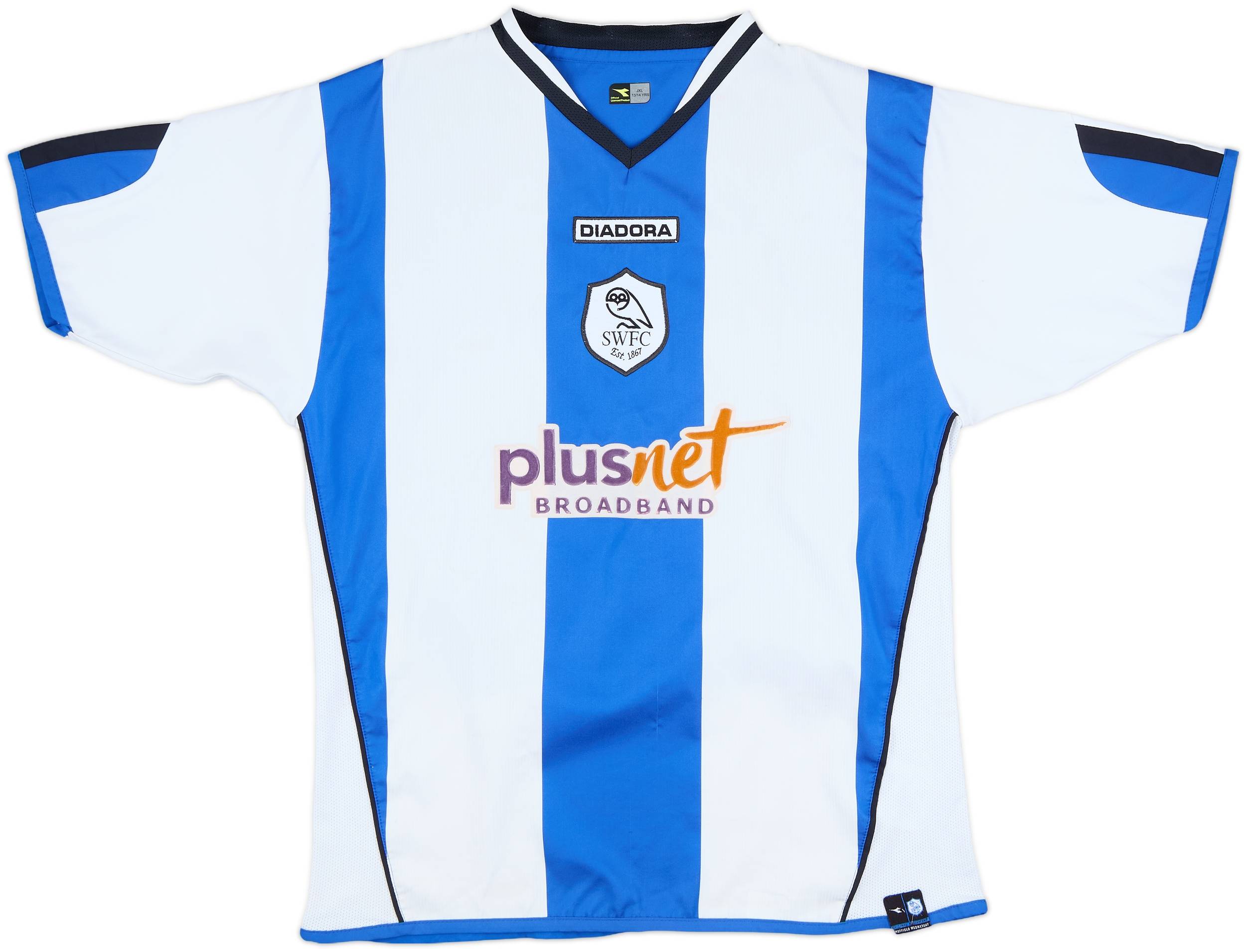 2005-07 Sheffield Wednesday Home Shirt - 8/10 - (XL.Boys)