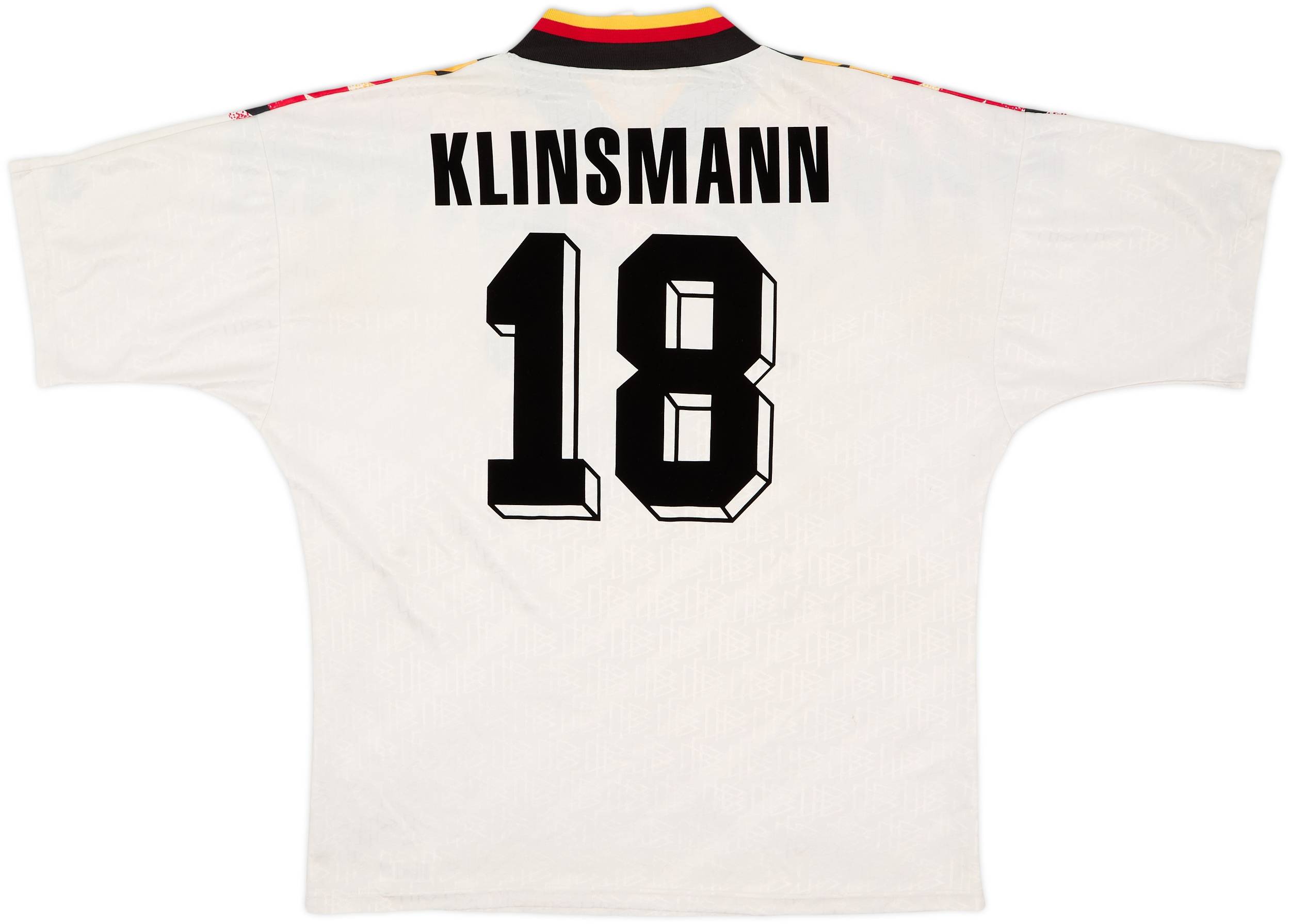 1994-96 Germany Home Shirt Klinsmann #18 - 5/10 - (XXL)