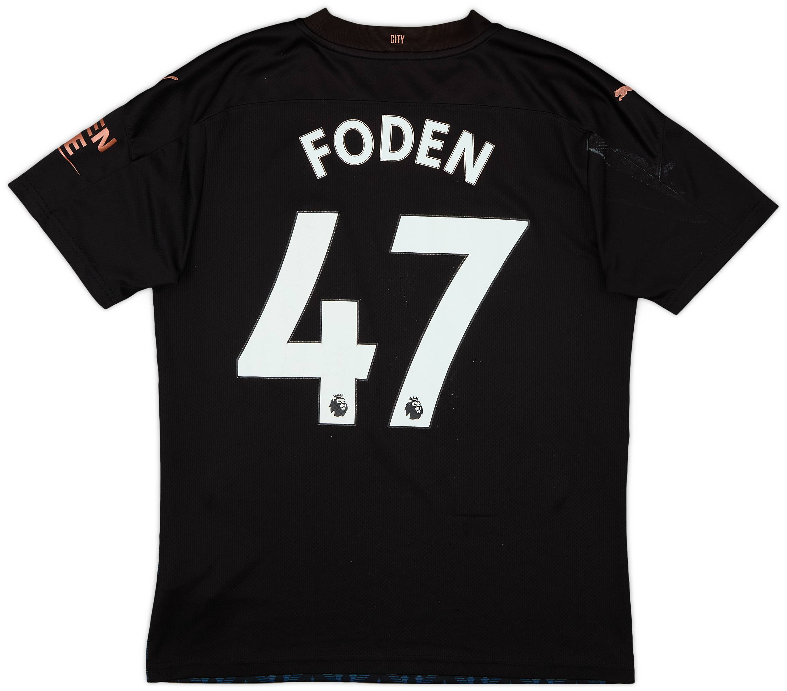 2020-21 Manchester City Away Shirt Foden #47 - 5/10 - (M)