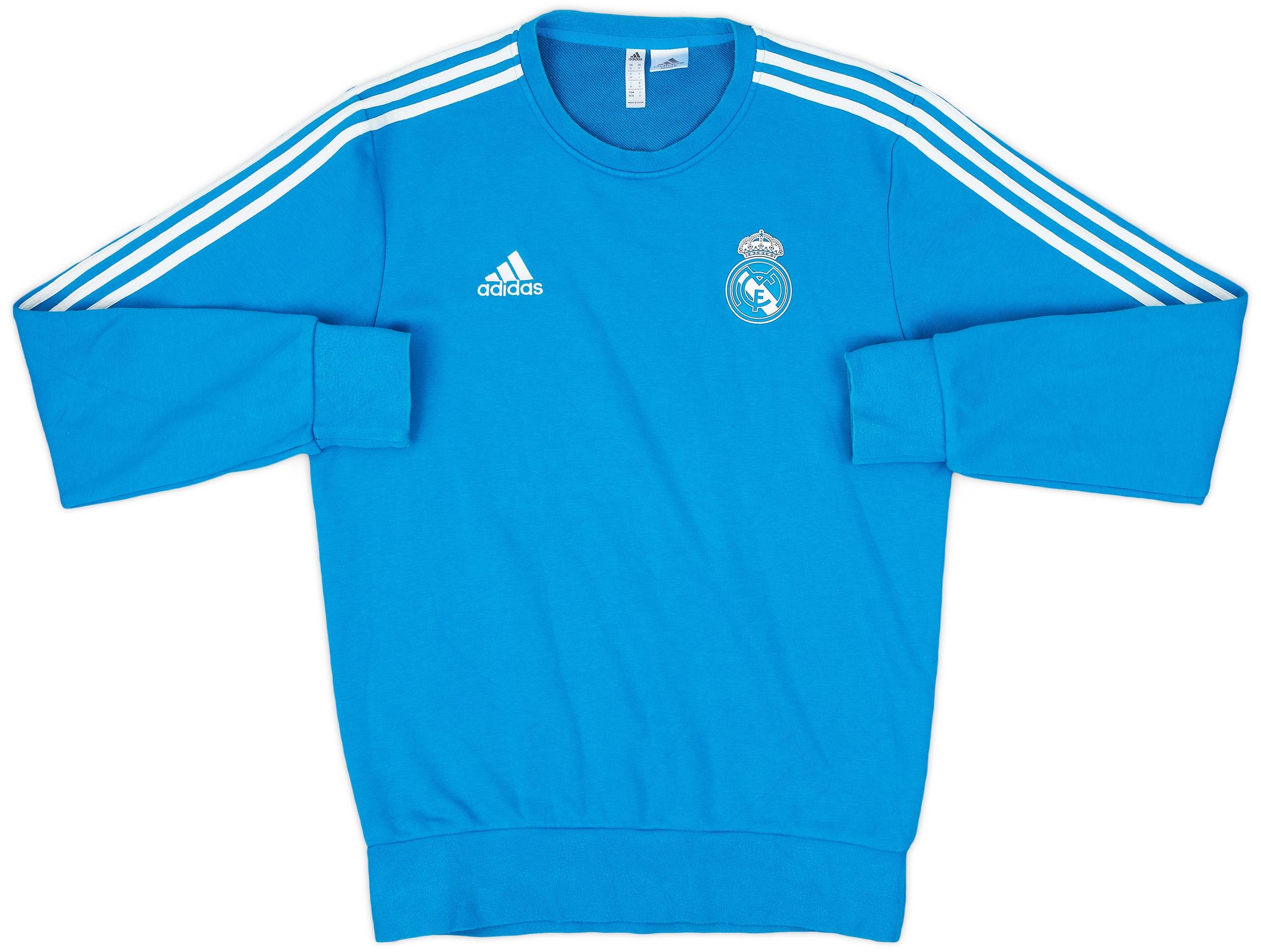 2018-19 Real Madrid adidas Sweat Top - 9/10 - (M)