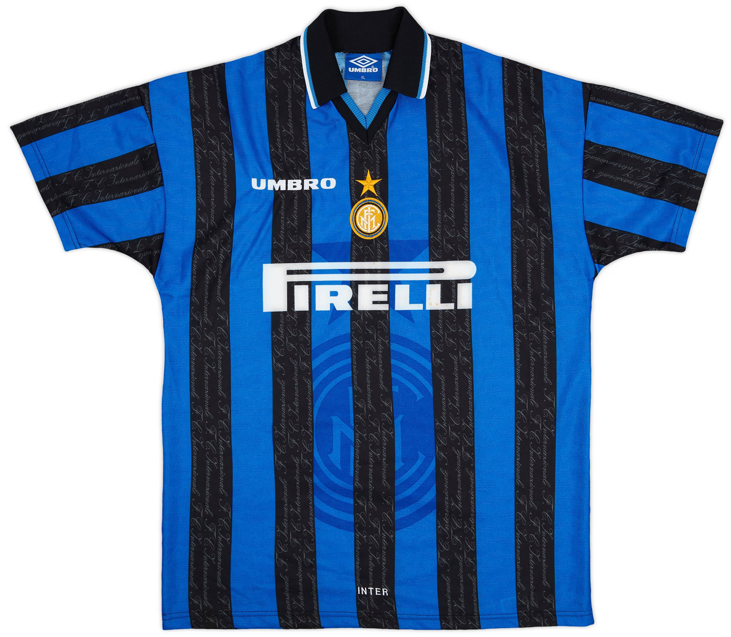 【未使用品】 1997-98 Inter Milan Home Shirt West #16 - 6/10 - (XL) トップス