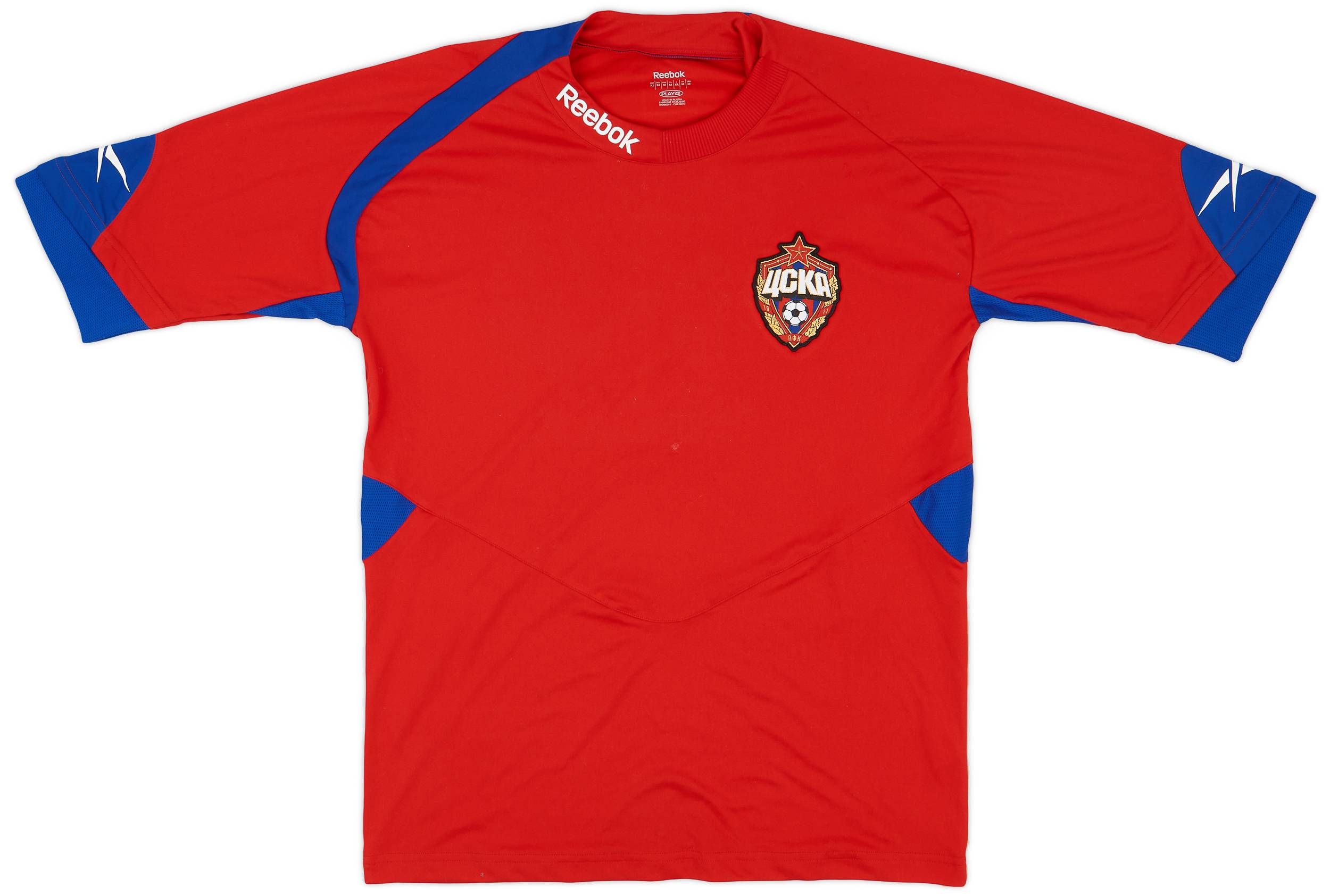 2009 CSKA Moscow Match Issue Home Shirt #4